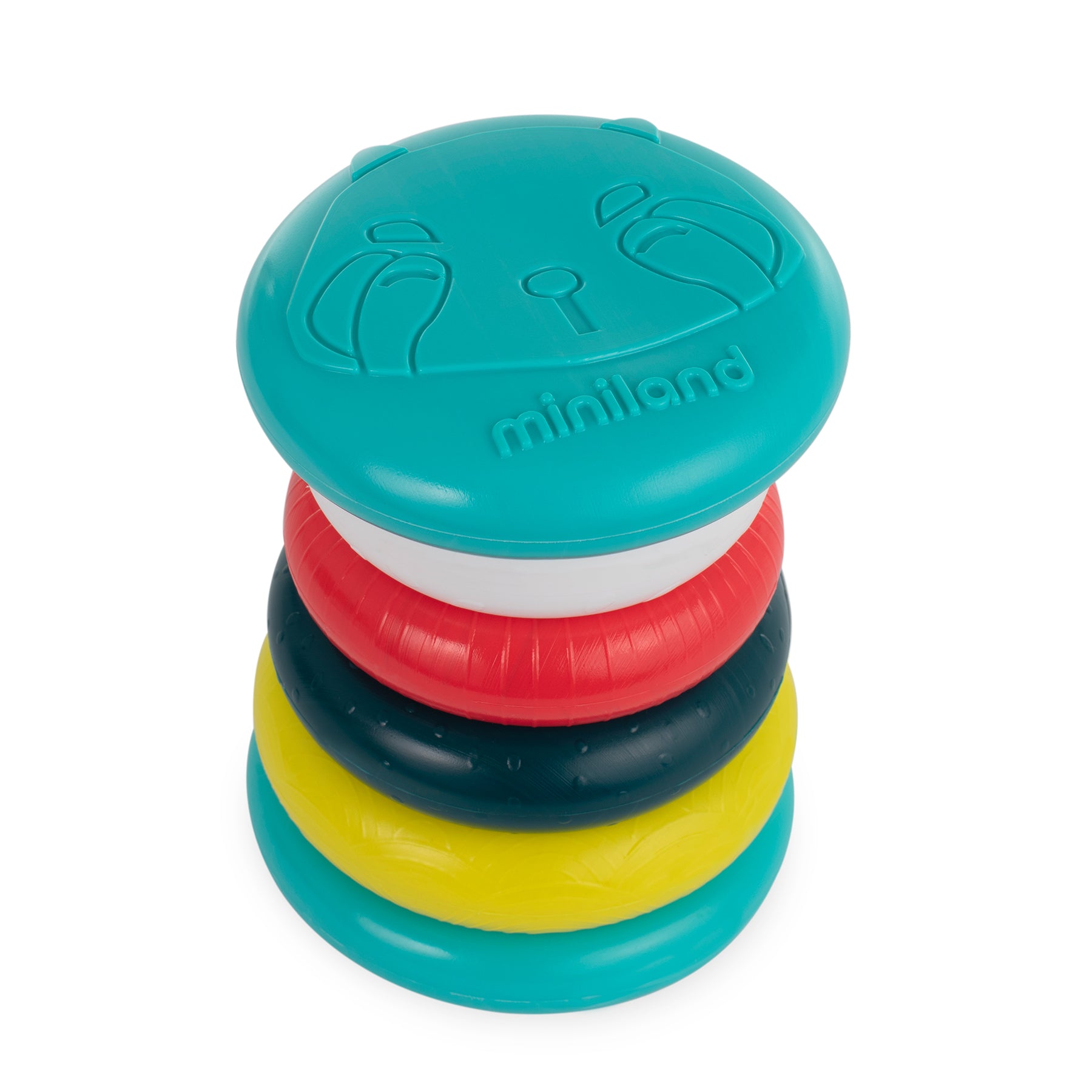Alternative view of Miniland Feel to Learn: Stack & Roll Rings – Eco-Friendly Toy