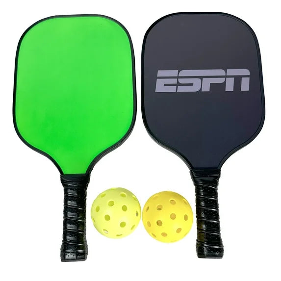 Neon Pickleball Set – Flashy Fun with 2 Neon Paddles and Balls