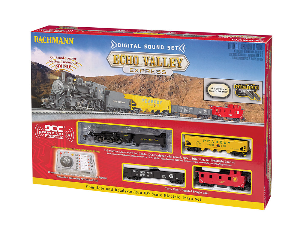 Alternative view of Bachmann Trains - Echo Valley Express HO Scale Electric Train Set with DCC Sound Value