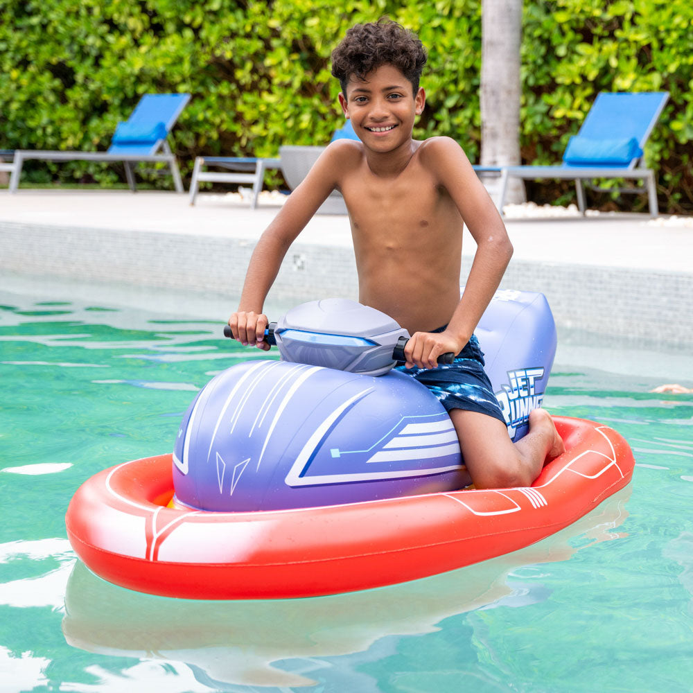 PoolCandy Jet Runner 2.0 Motorized Inflatable Watercraft - Colorful Design - Image 4
