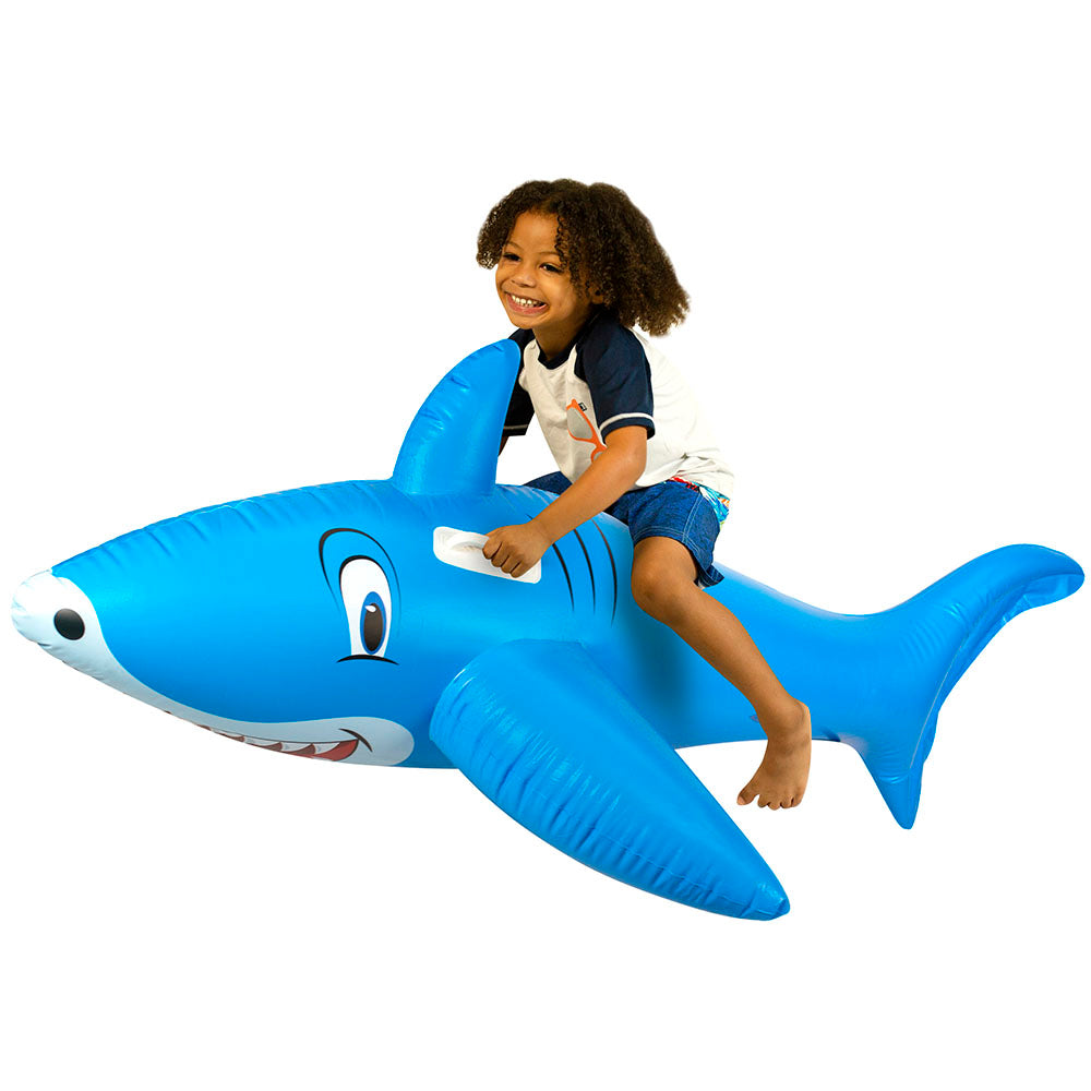 Alternative view of PoolCandy - Giant Ride-On Shark - Aquatic Adventure Series