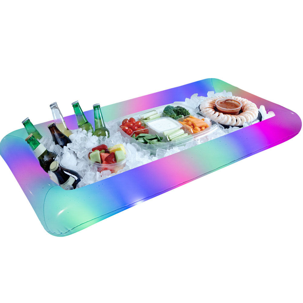 PoolCandy LiveLights LED Illuminated Buffet Snack Cooler
