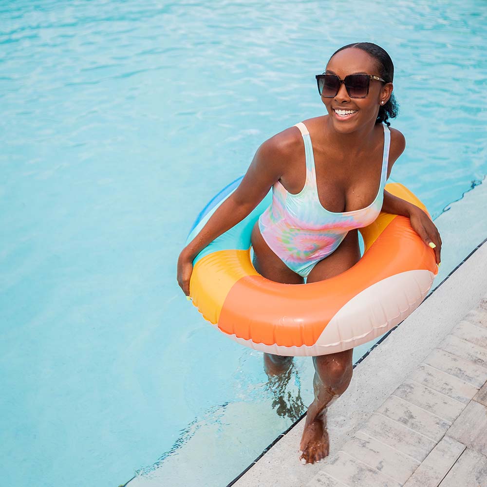 Good Vibes 36" Waves Beach & Pool Tube - Image 4