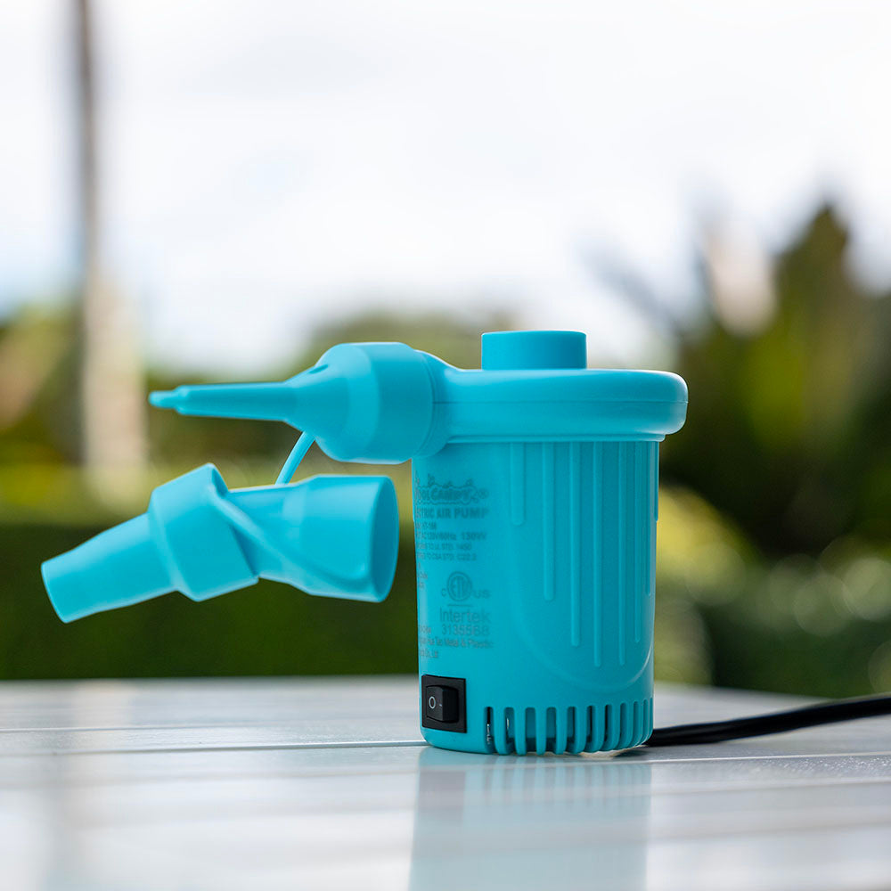 PoolCandy Inflate-Mate Electric Pump - Powerful & Quiet, Blue - Image 4
