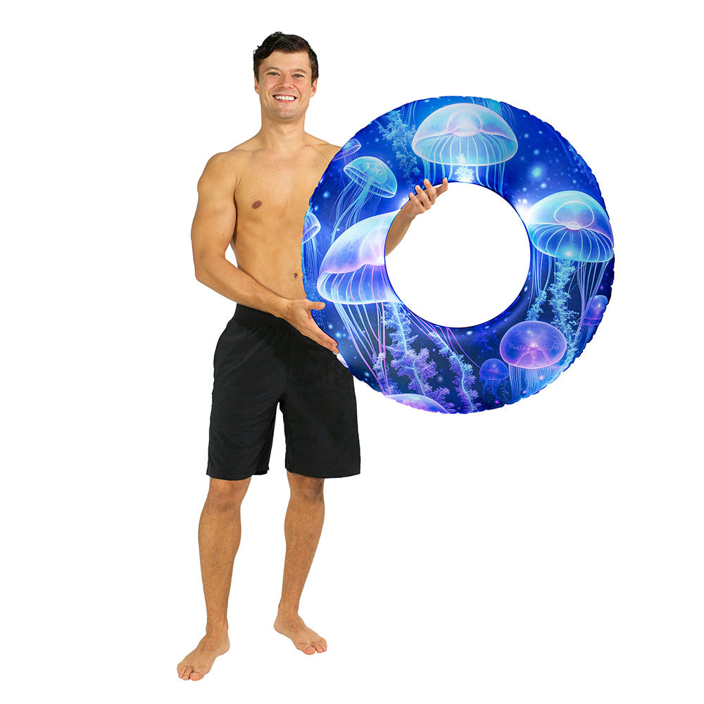 Glowing LED Jellyfish 36-inch Beach & Pool Tube