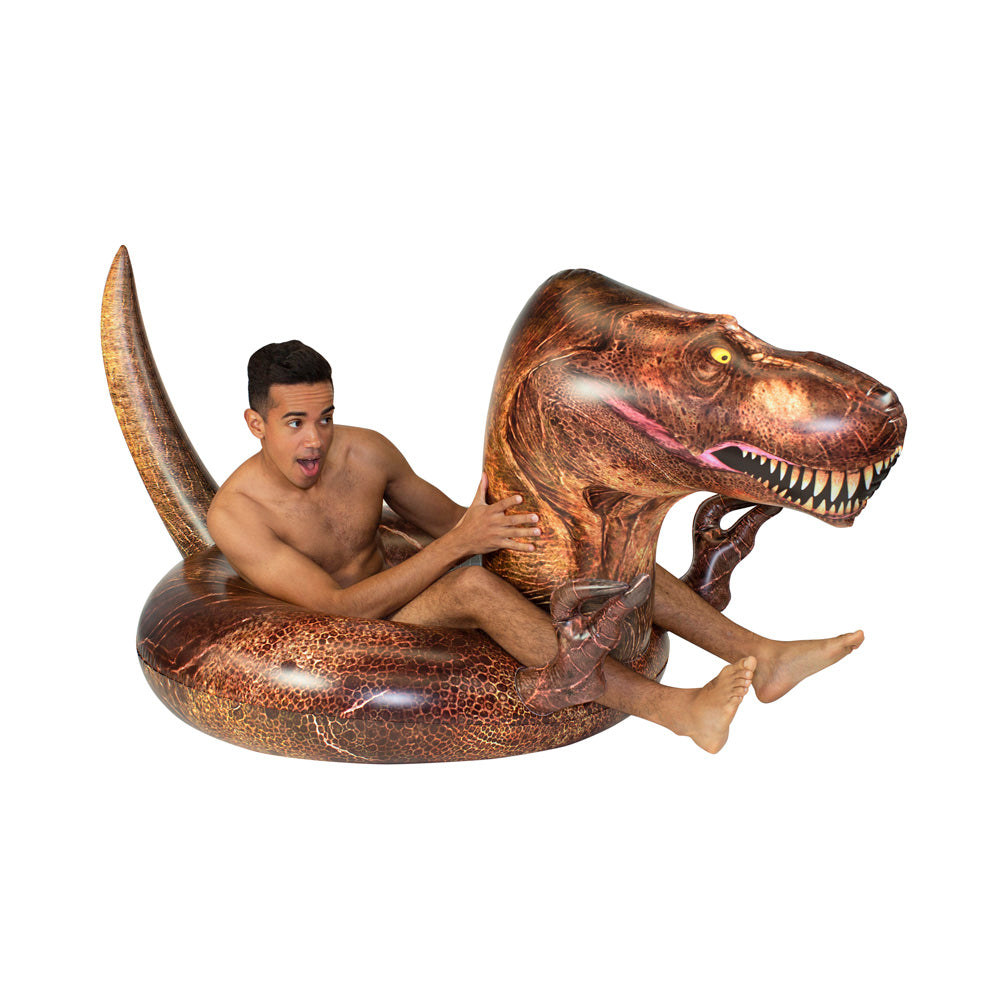 PoolCandy T-Rex Dinosaur 48-Inch Jumbo Pool Tube - Image 2