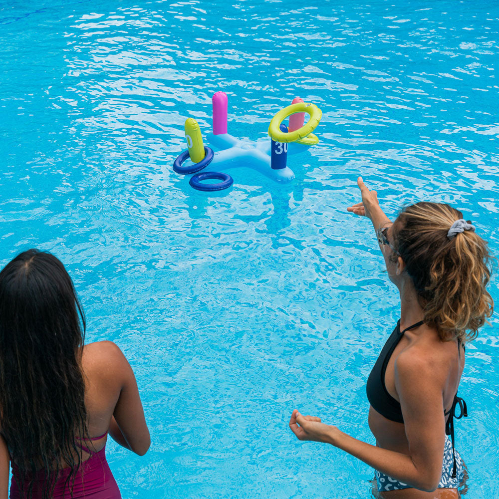 Alternative view of PoolCandy Splashy Inflatable Ring Toss Game for Pool and Backyard Fun