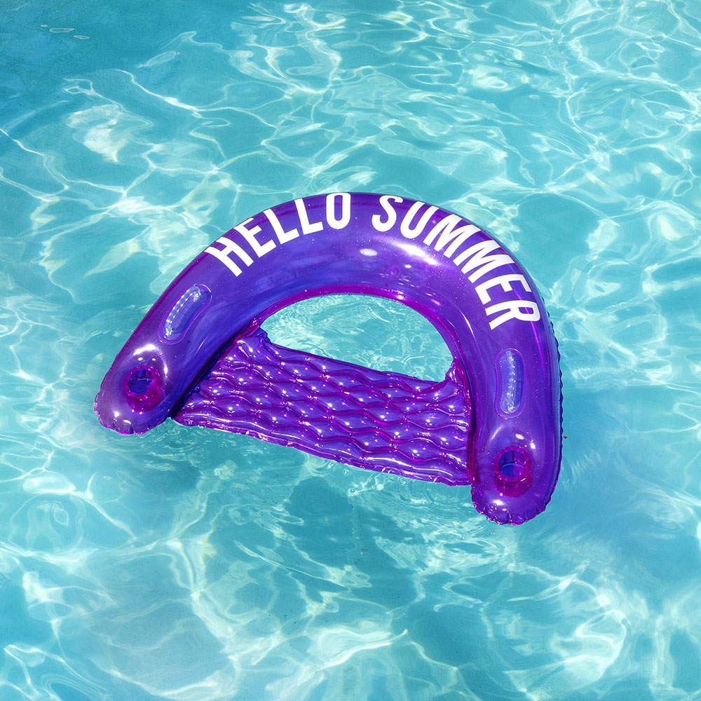 Alternative view of PoolCandy Large Sun Chair - Effervescent Grape Soda - Hello Summer