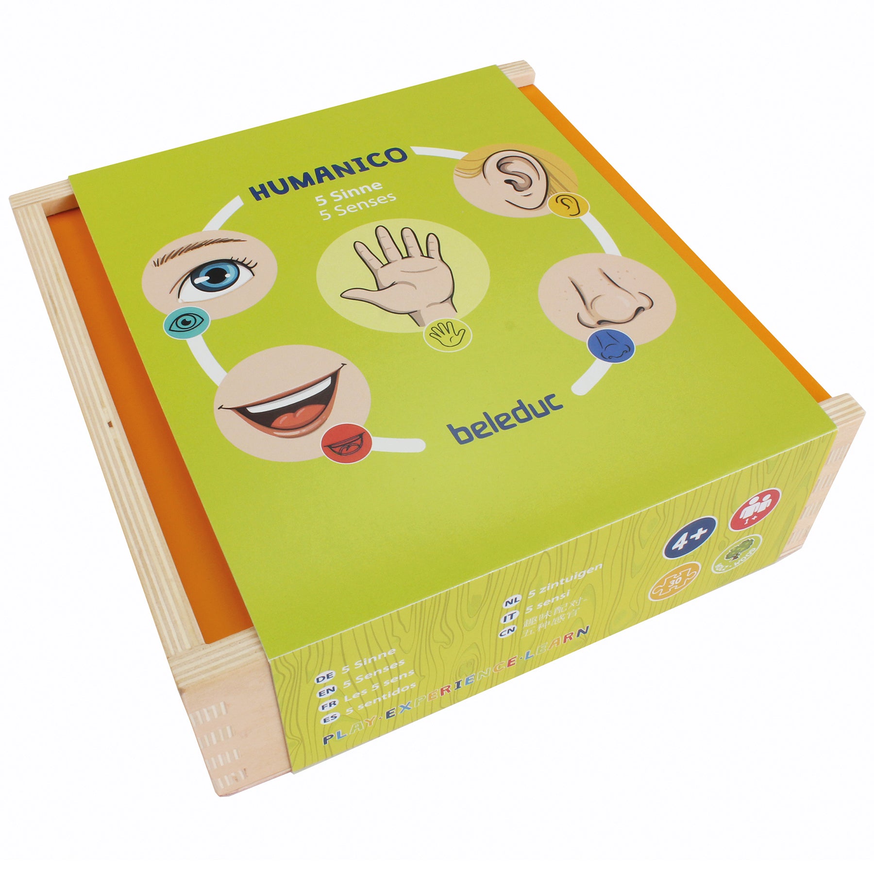 Alternative view of Beleduc Humanico 5 Senses Puzzle - Sensory Exploration Game