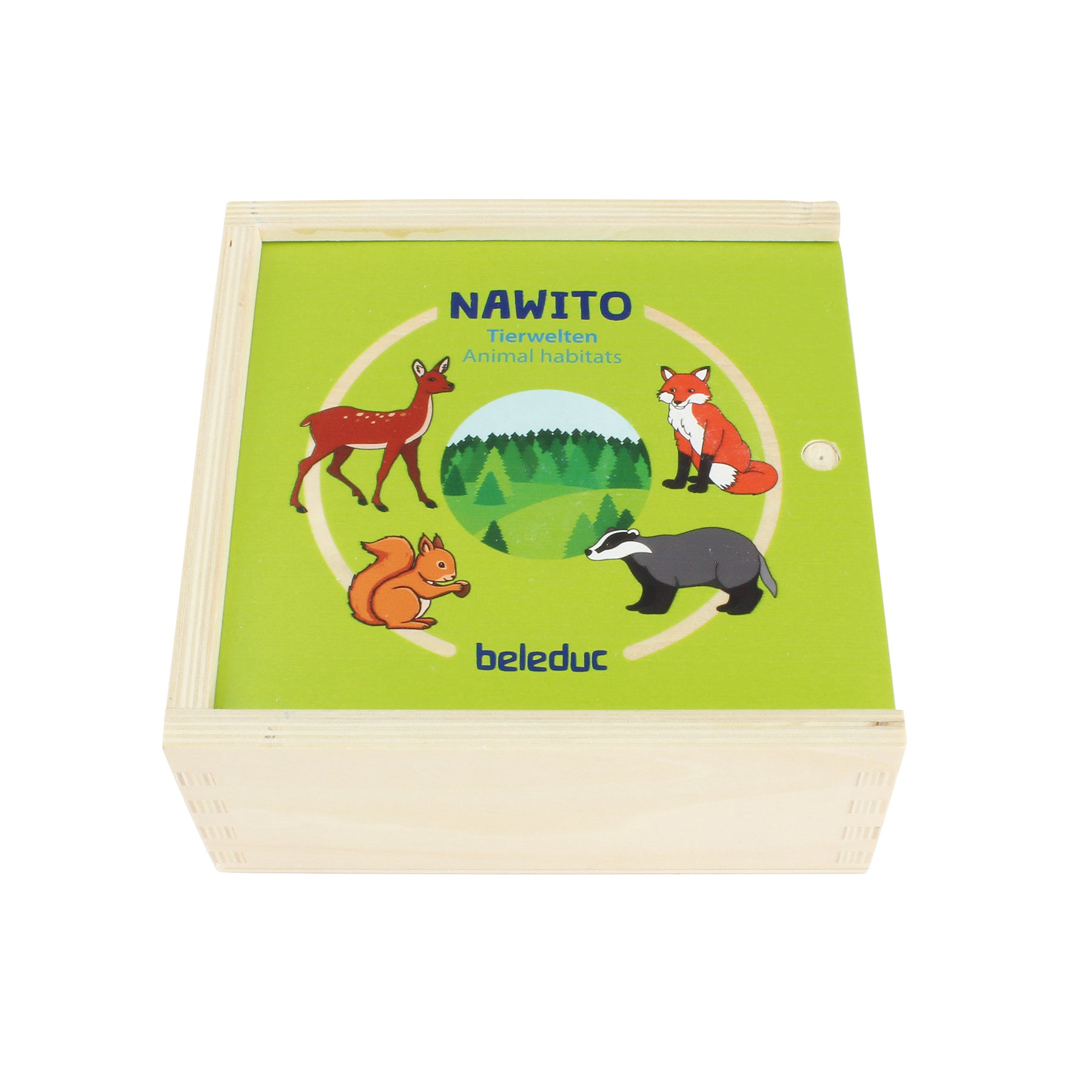 Alternative view of Beleduc Nawito Animal Habitats Educational Puzzle Set