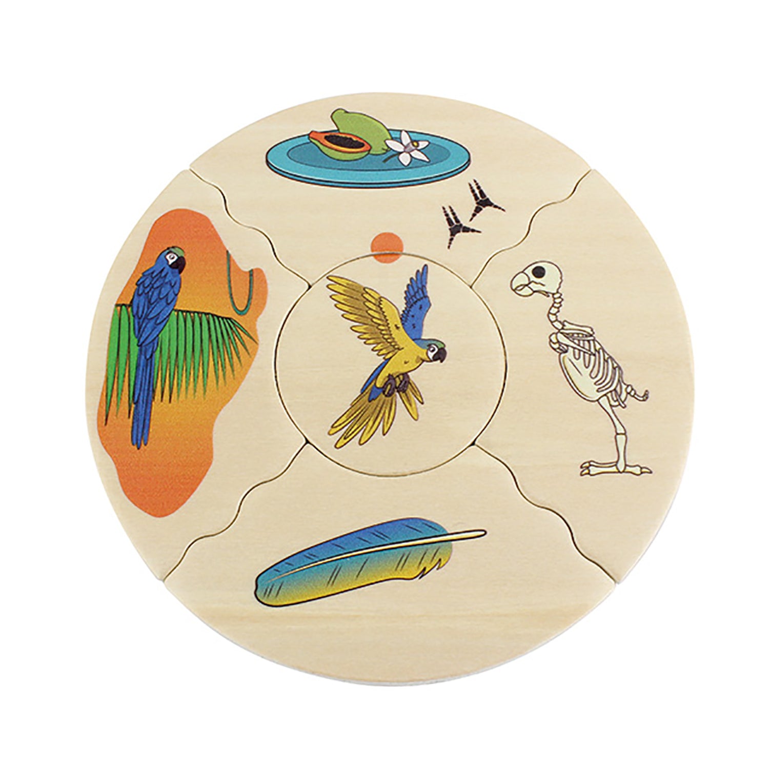 Beleduc Nawito Animal Kingdom Exploration Wooden Puzzle - 45 pc - Image 3