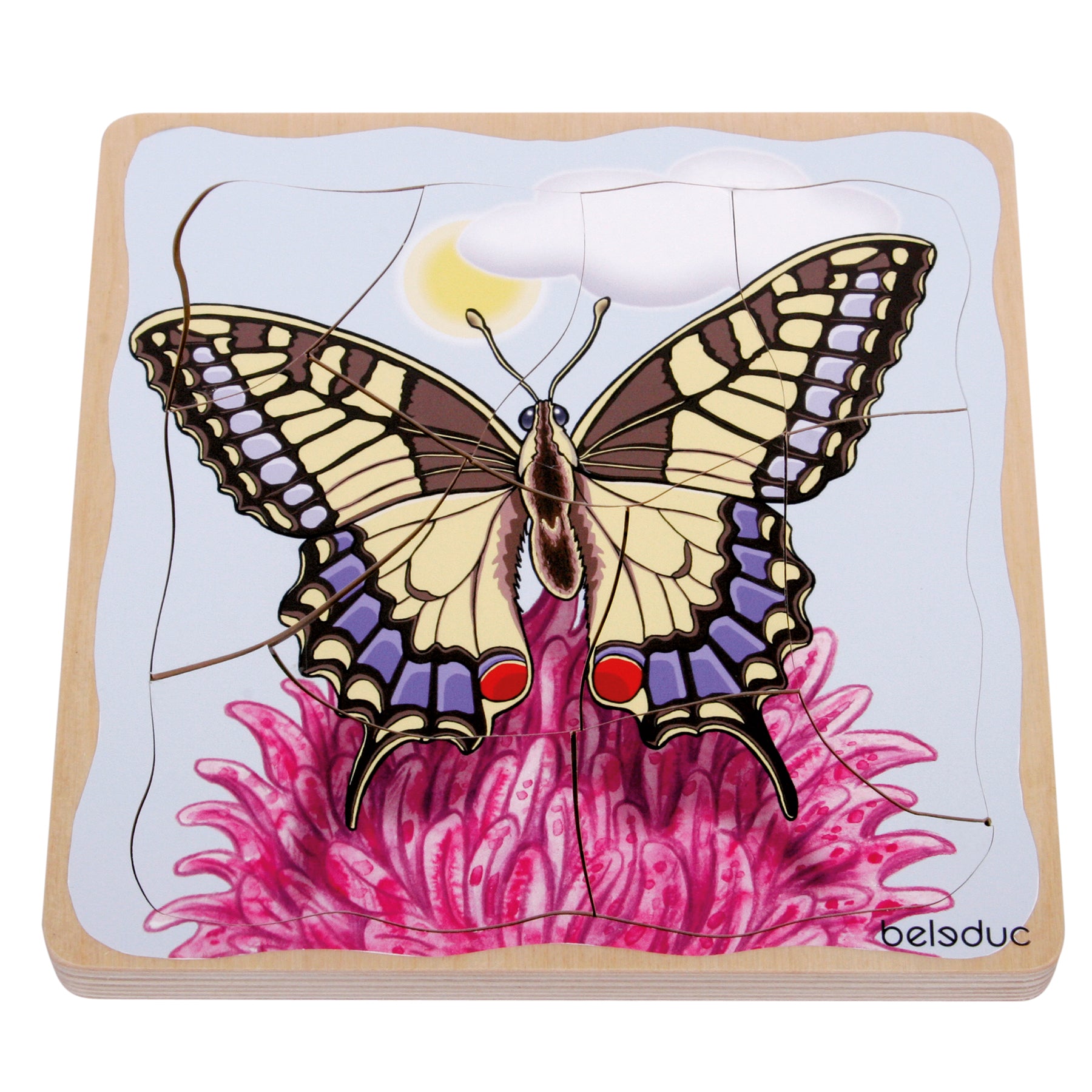 Beleduc Layer Puzzle - Transformative Butterfly Lifecycle - Image 7