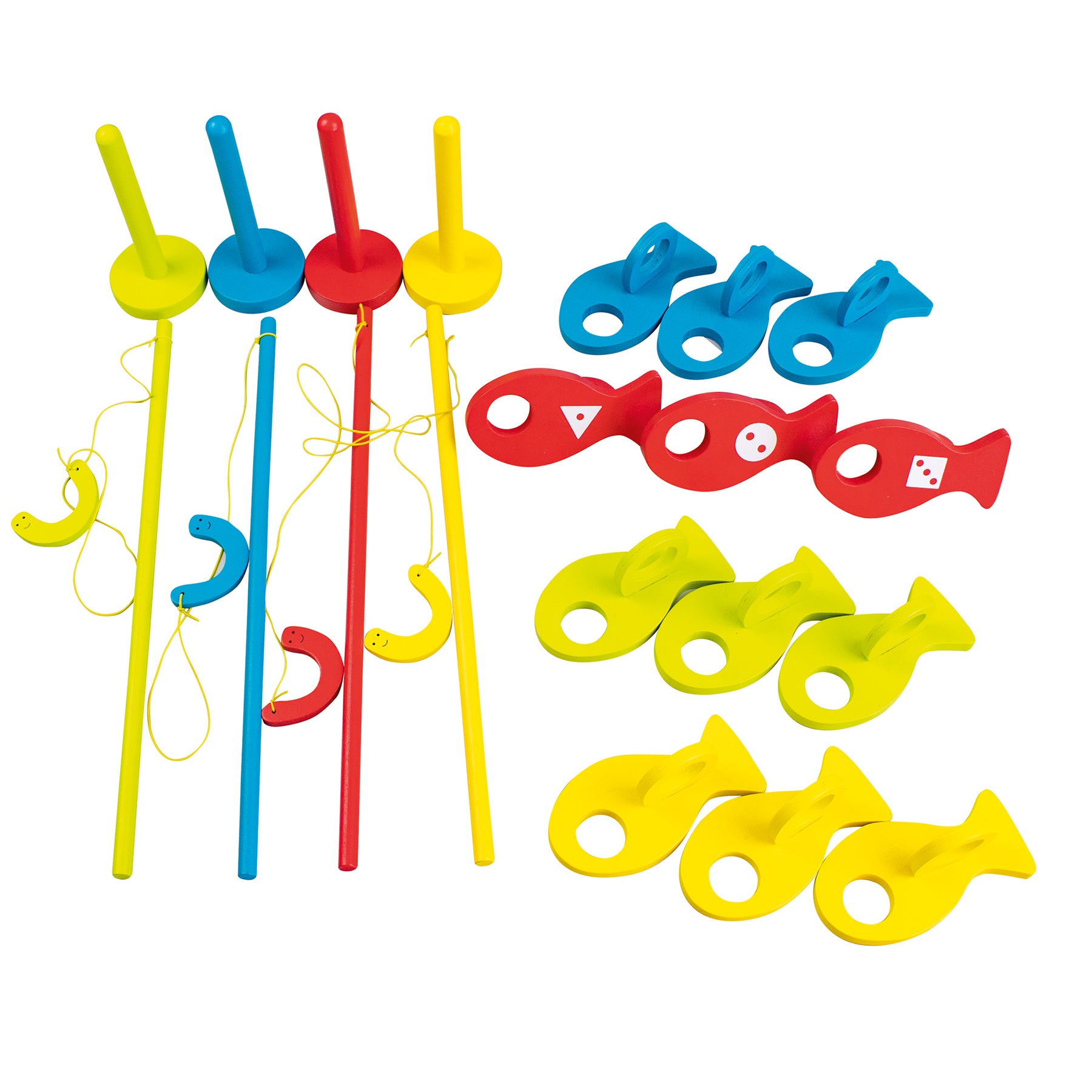 Beleduc Fishing Fever Colorful Wooden Fishing Game - Image 3