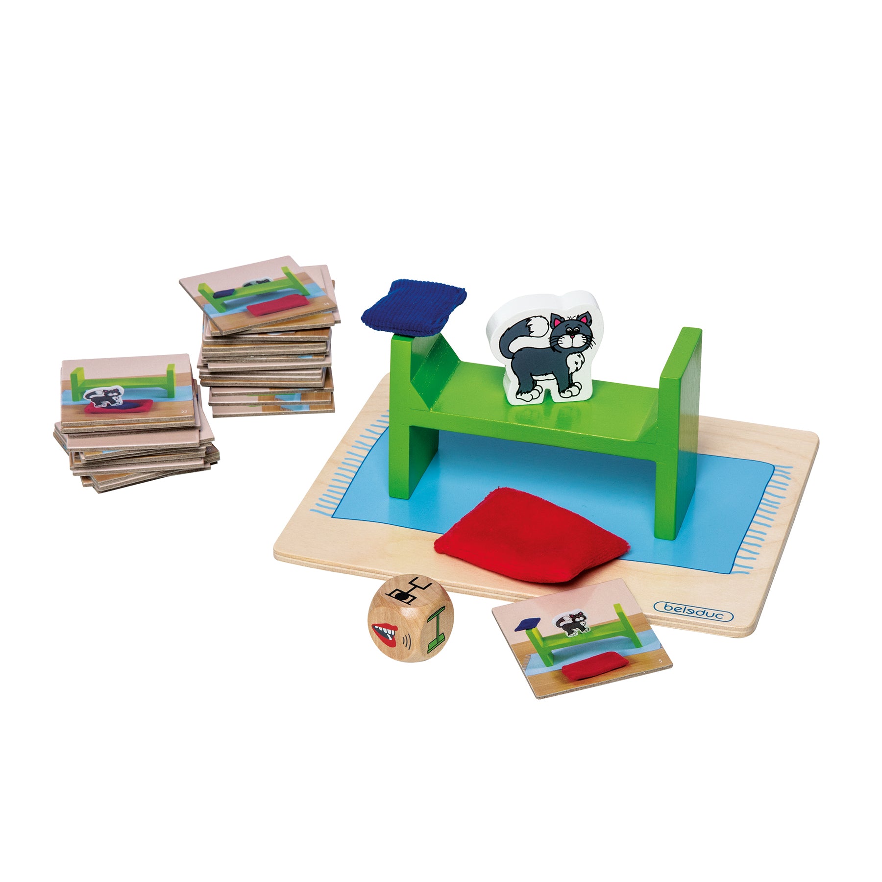 Alternative view of Beleduc Find Monty Memory Board Game