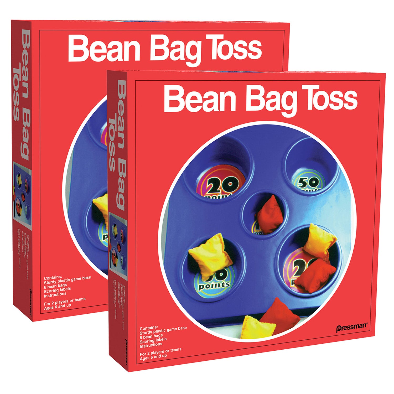 Pressman Dual Pack Bean Bag Toss Game - Multicolor Outdoor Fun