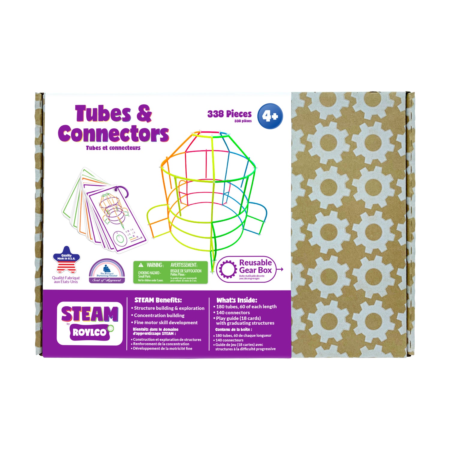 Roylco STEAM Tubes & Connectors Set - Creative Engineering Fun! - Image 3