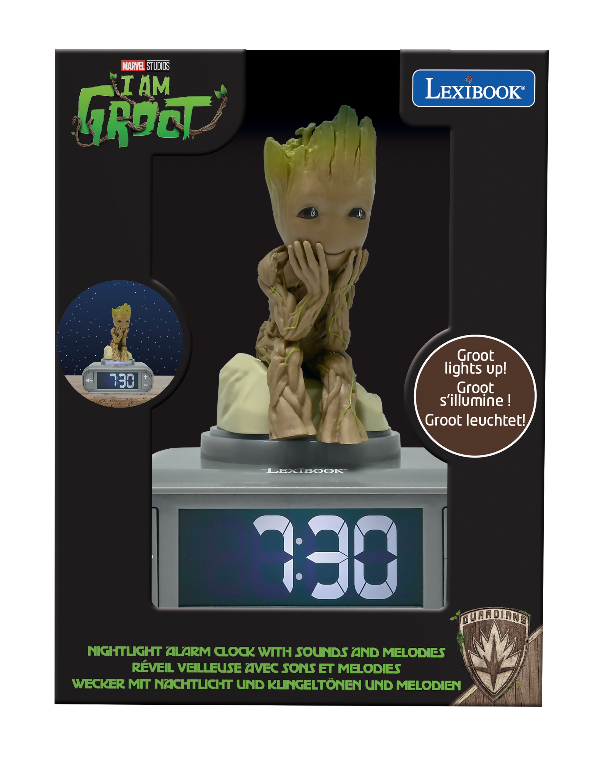 Groot Nighlight Alarm Clock with sounds - Image 3