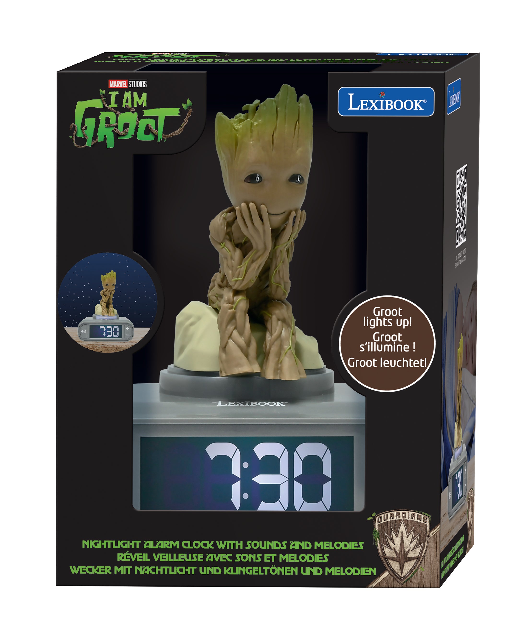 Groot Nighlight Alarm Clock with sounds - Image 5