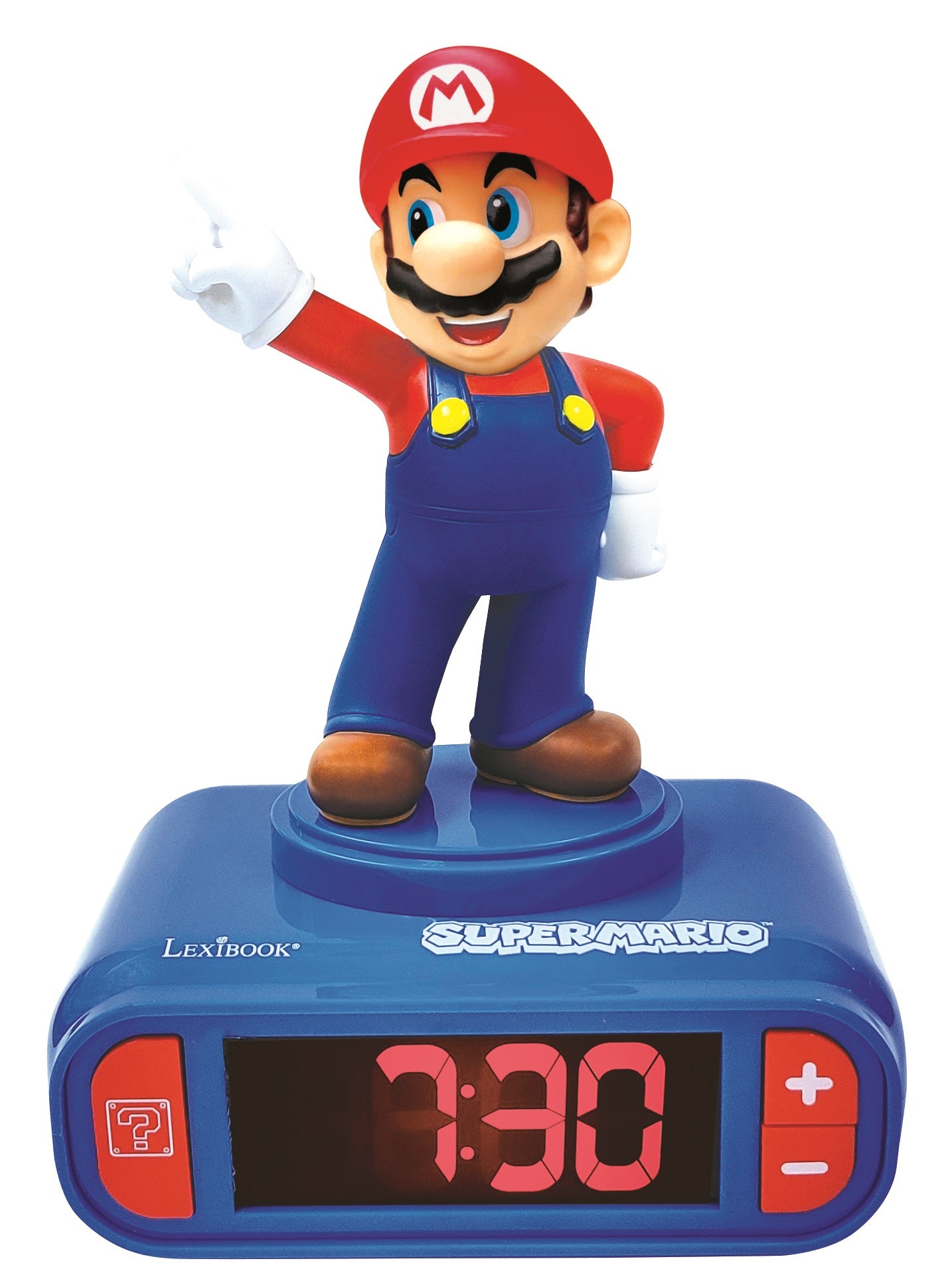Super Mario Alarm Clock - Interactive Sounds - Colorful Design