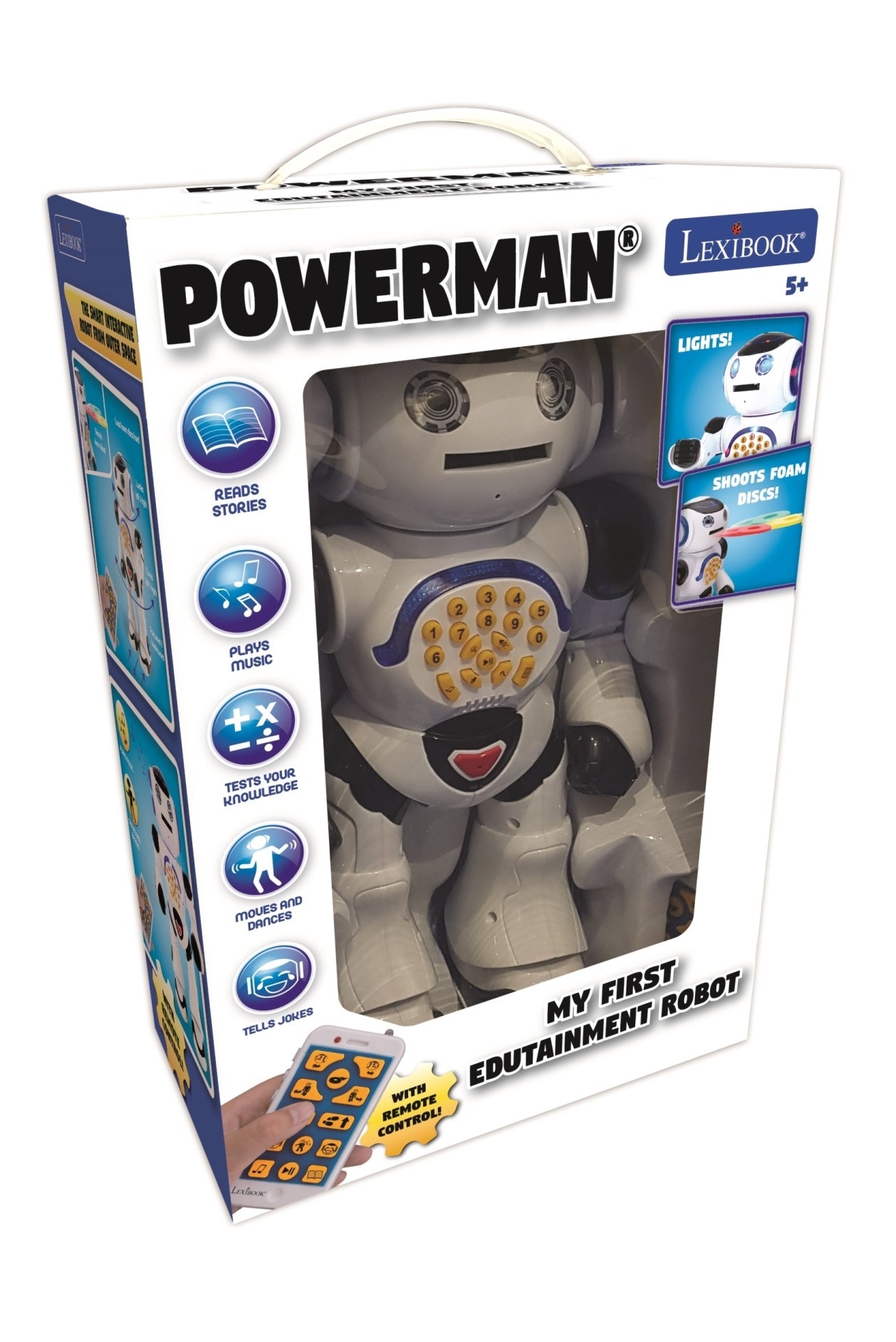 Lexibook POWERMAN Bilingual Interactive Robot with Remote Control - Image 2