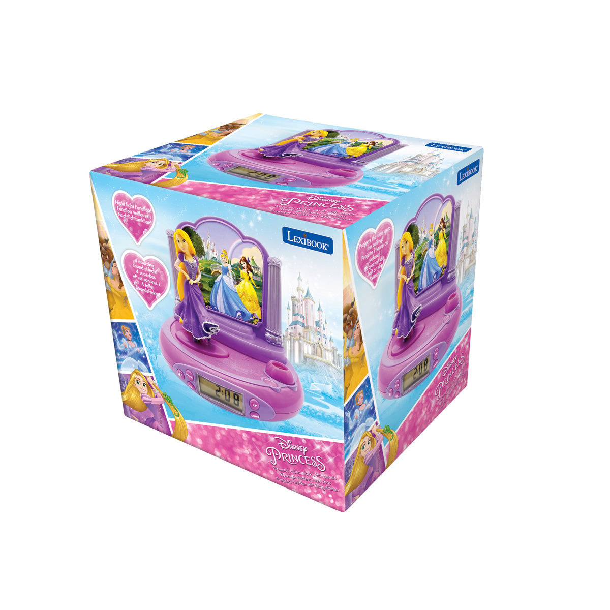 Disney Princess Rapunzel Projector Clock with magical sounds - Image 2