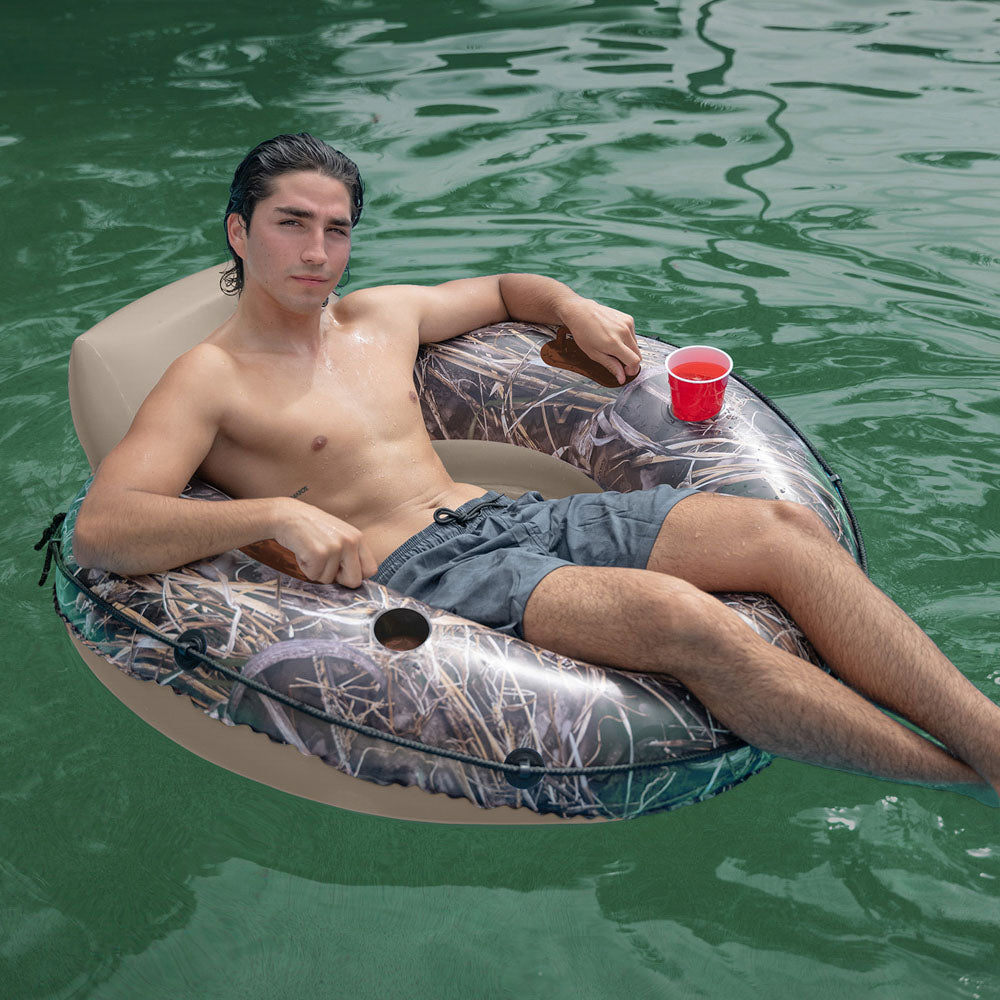 Alternative view of Realtree Deluxe Heavy-Duty River Tube for Ultimate Water Fun