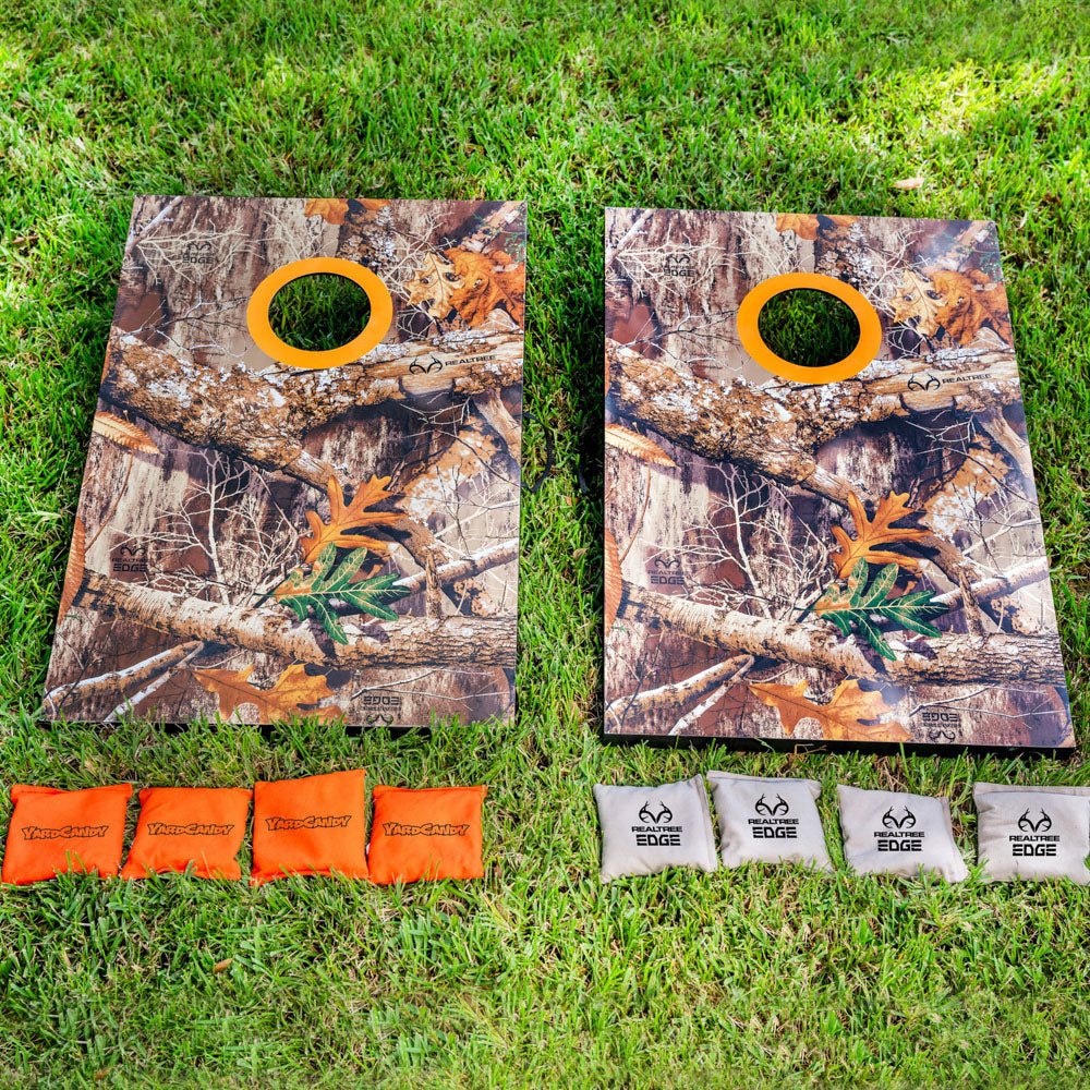 Realtree Edge Wooden Cornhole Set by YardCandy