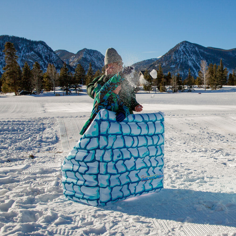 Alternative view of Arctic Fortress Inflatable Snow Bunker - Ultimate Snowball Shield