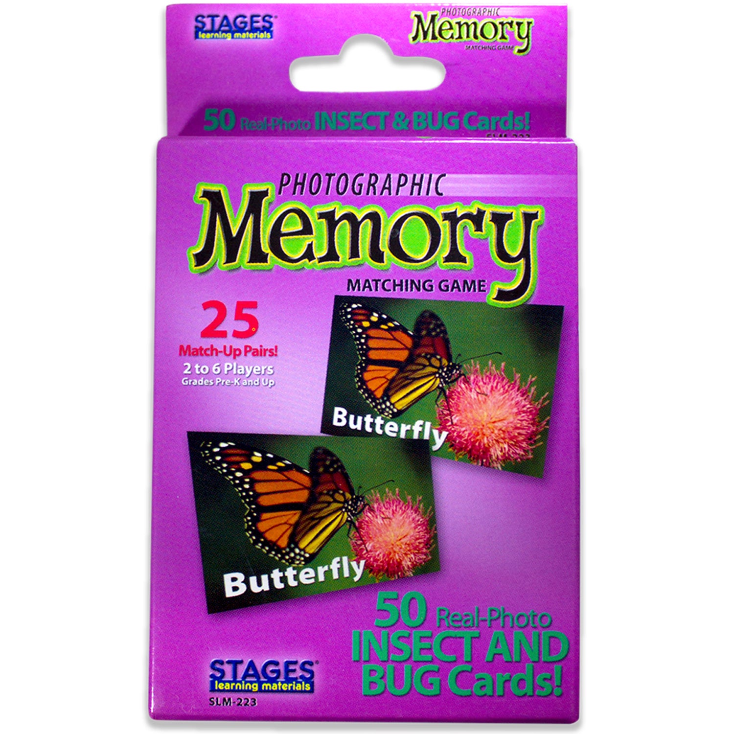 Alternative view of Stages Learning Materials - Memory Matching Game - Insects & Bugs - 3 Pack