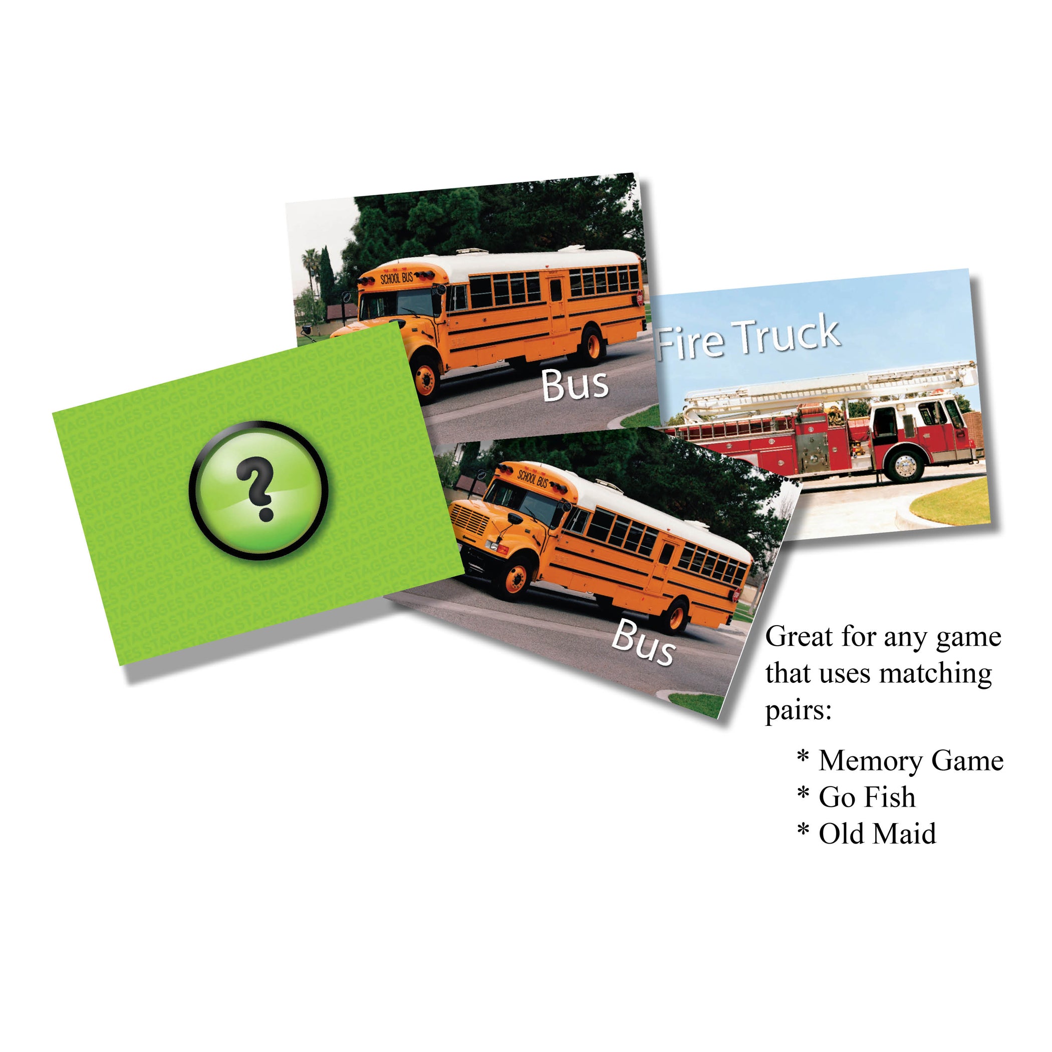 Stages Learning Photographic Memory Match Game - Vehicles Edition - 3 Pack - Image 6