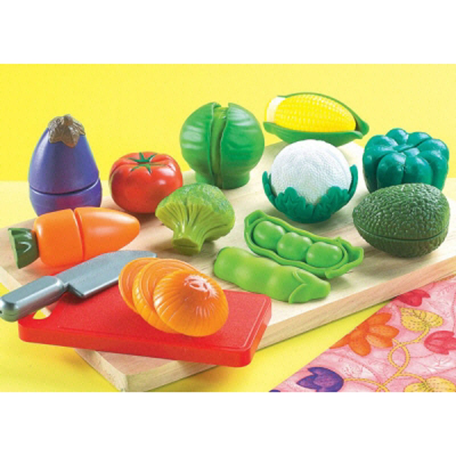 Alternative view of Small World Toys Peel 'N' Play Vegetable Set, 13 Pieces