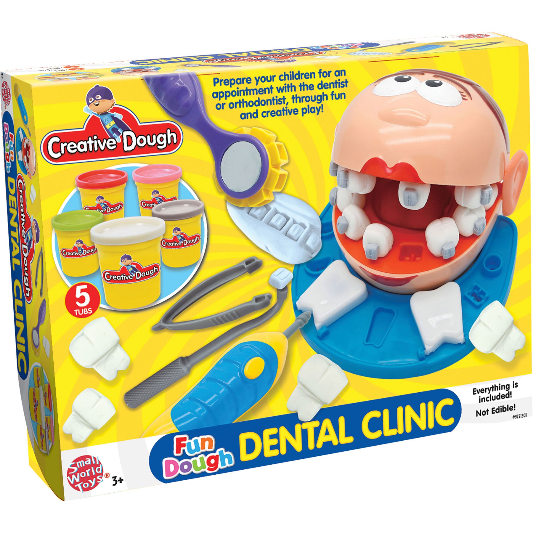 Small World Toys Creative Dough Dental Clinic Activity Set