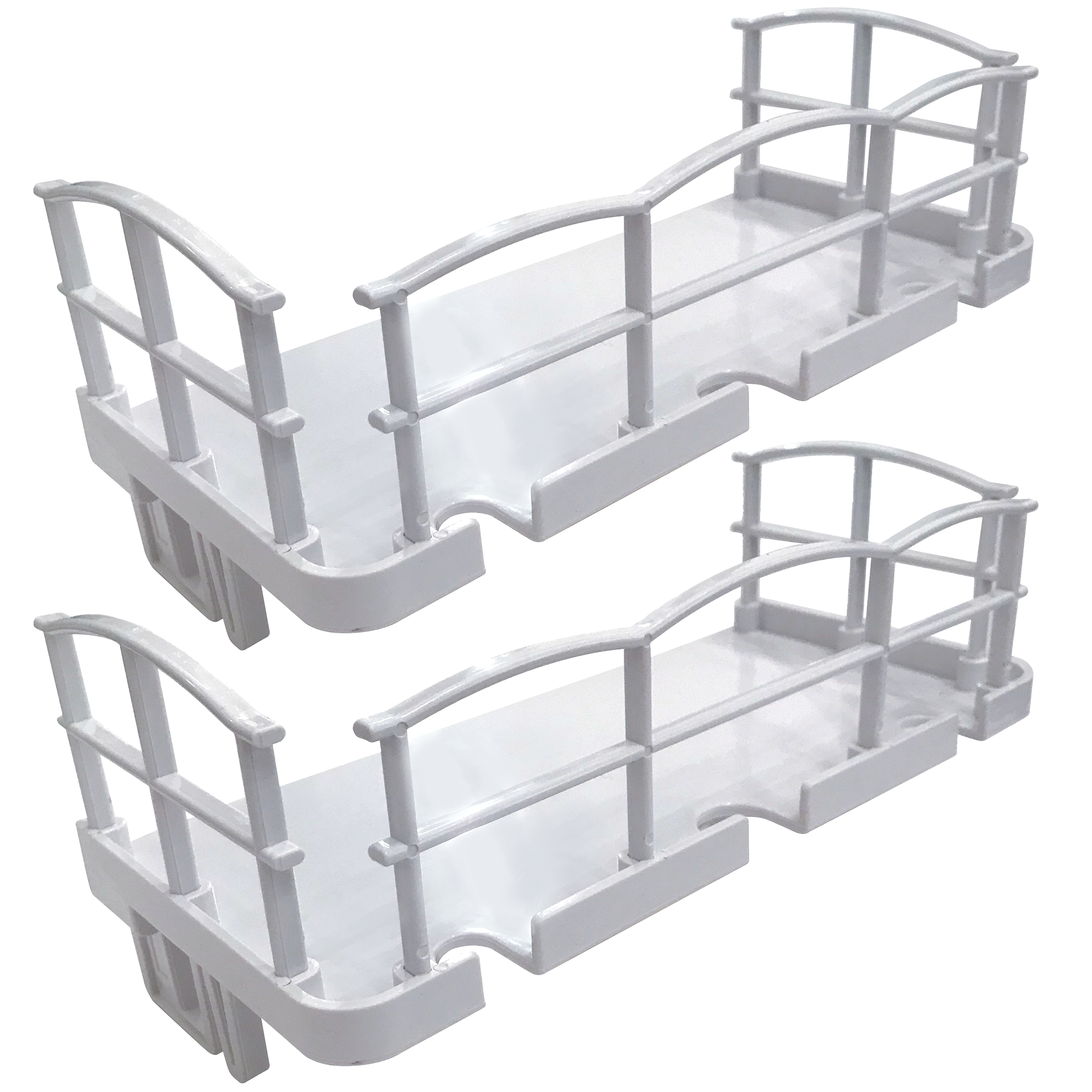 Alternative view of Zoya Shelf Pal Snap-On Bath Storage, 2 Pack