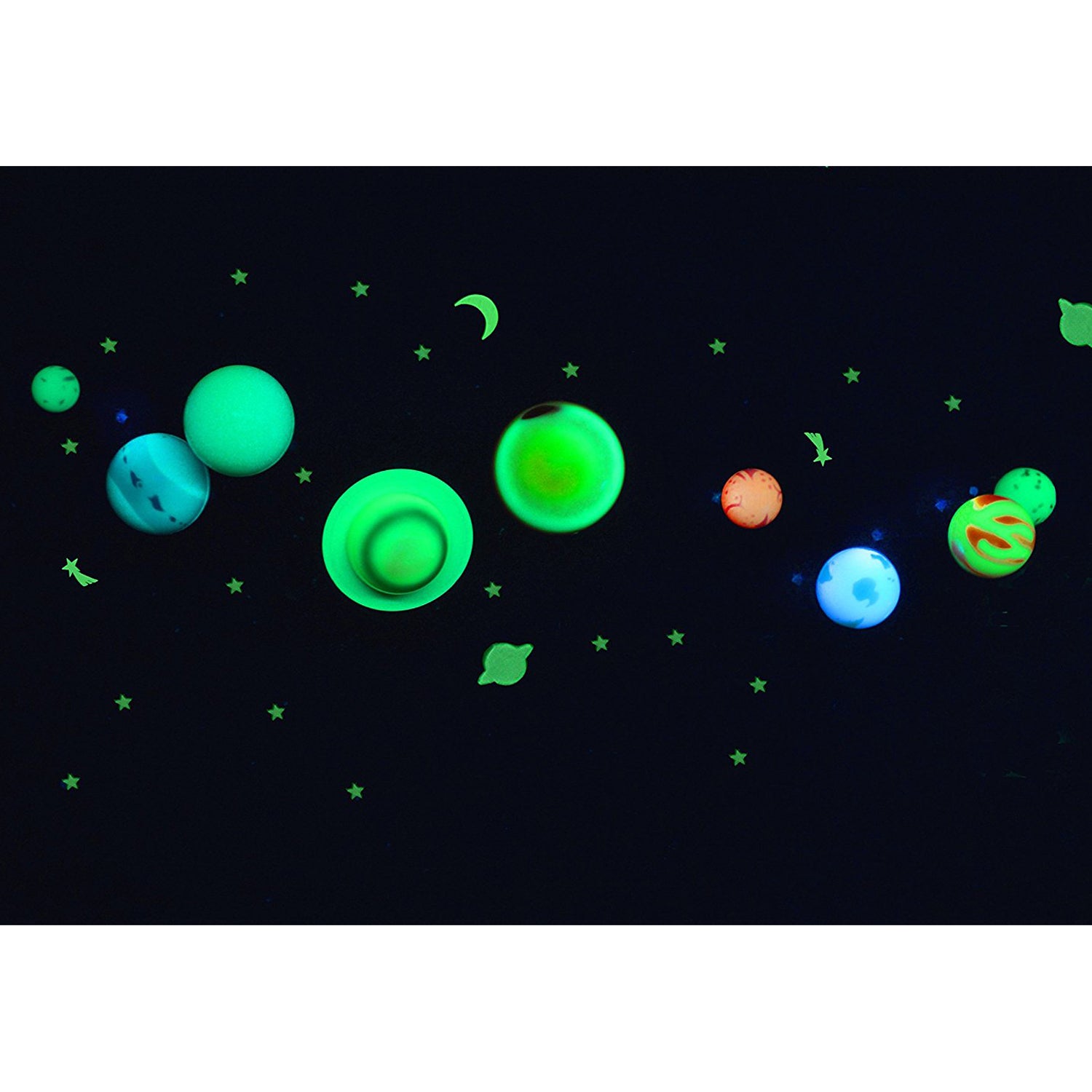 Alternative view of Great Explorations 3-D Glowing Solar System Kit