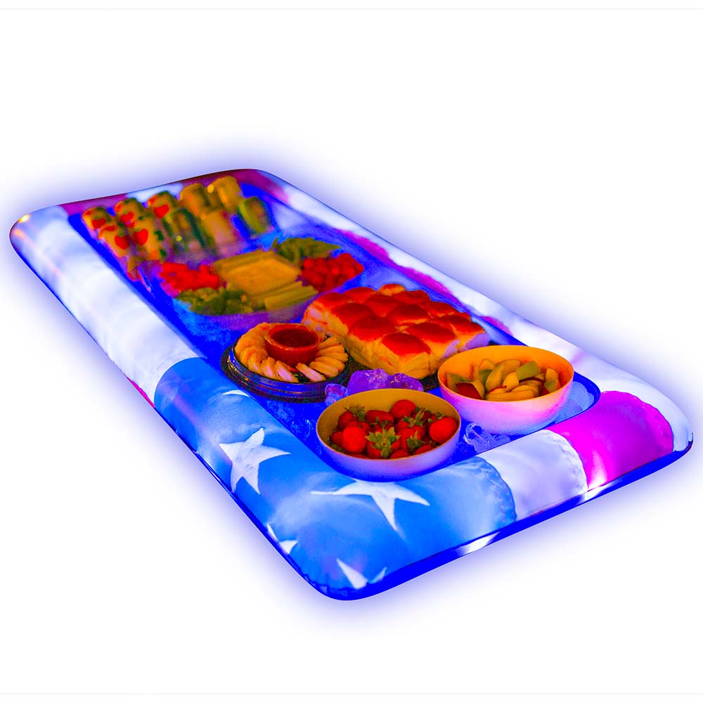 Stars & Stripes LED Illuminated Buffet Cooler
