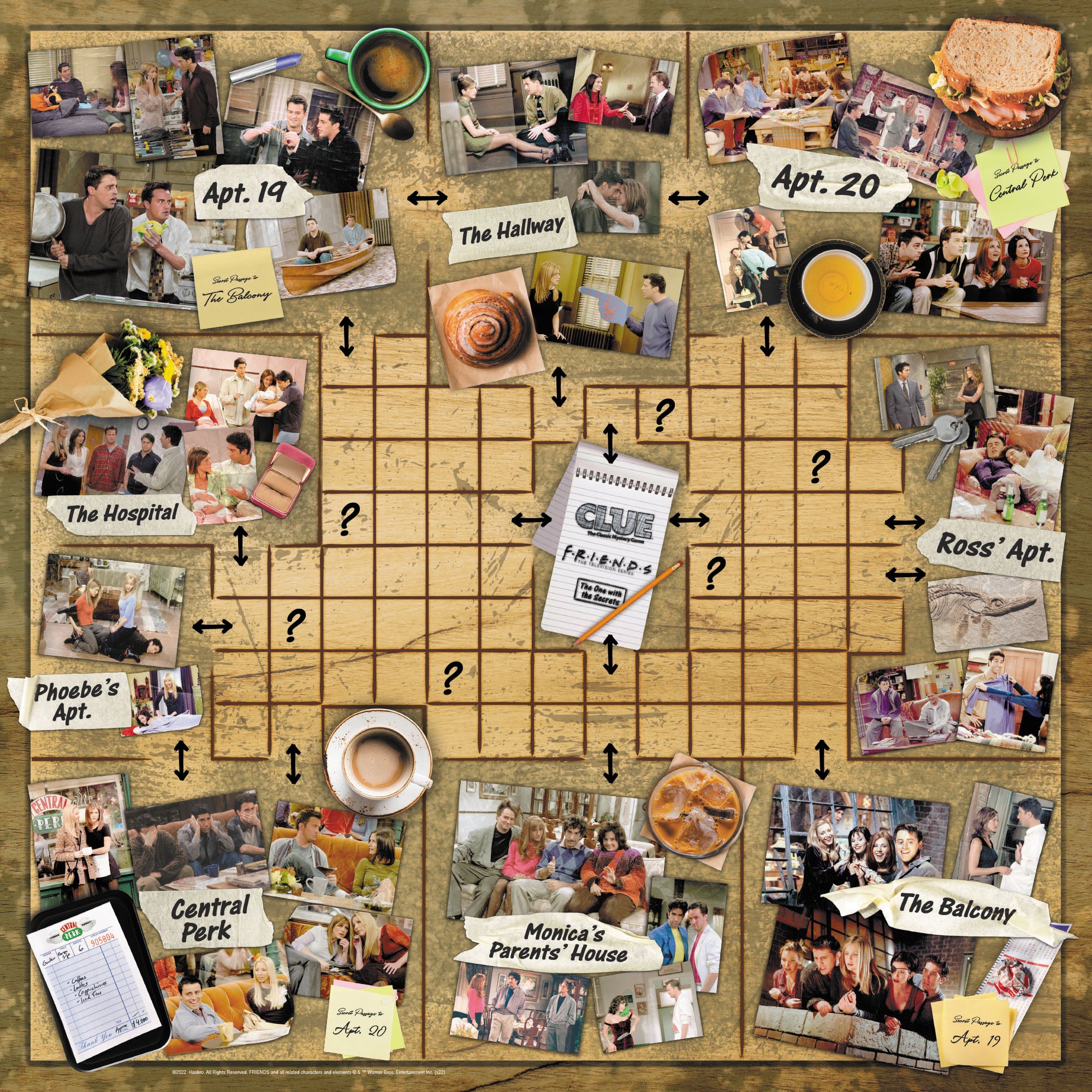 Friends Edition CLUE Board Game - Image 5