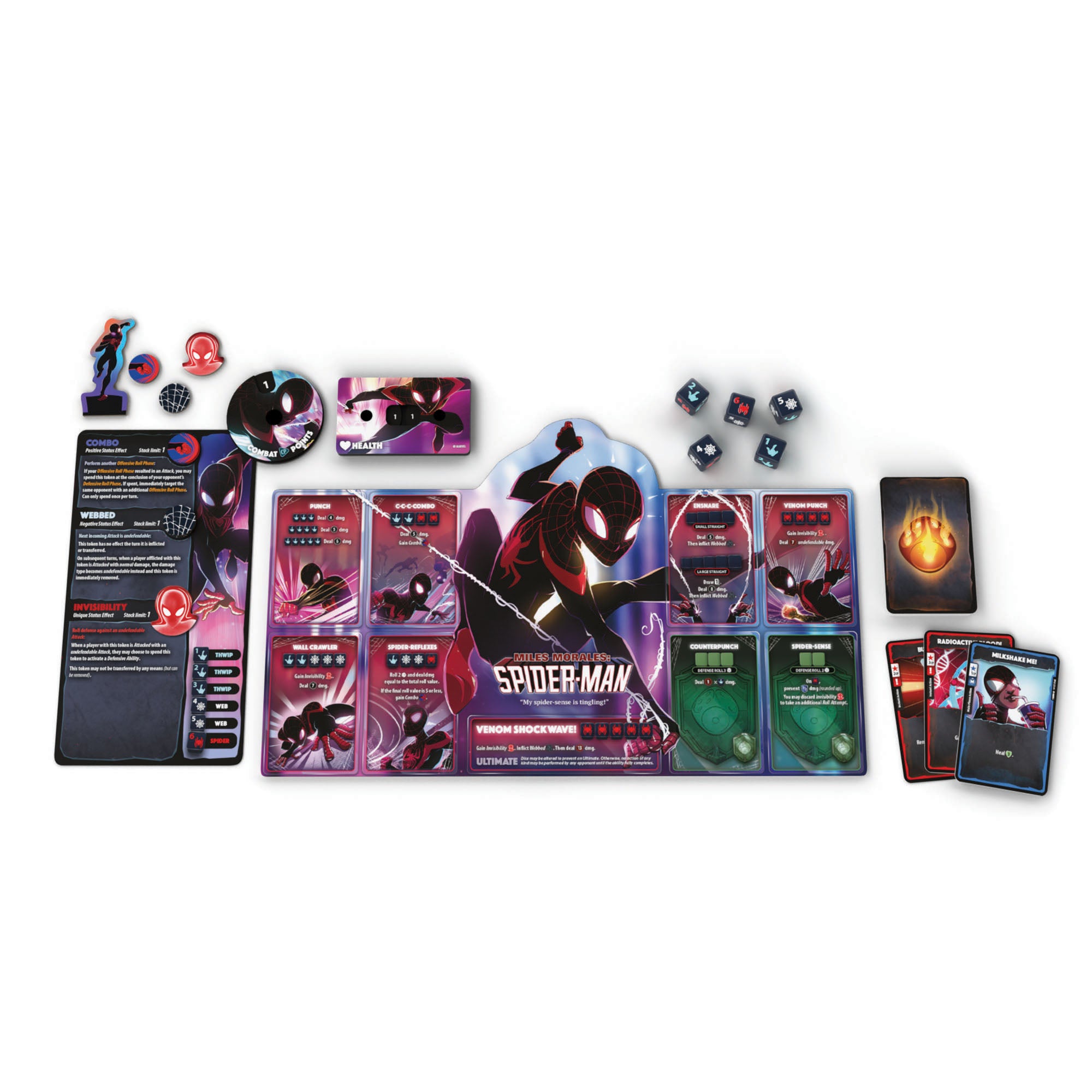 Marvel Dice Throne: Scarlet Witch, Thor, Loki, Spider-Man Board Game - Image 7
