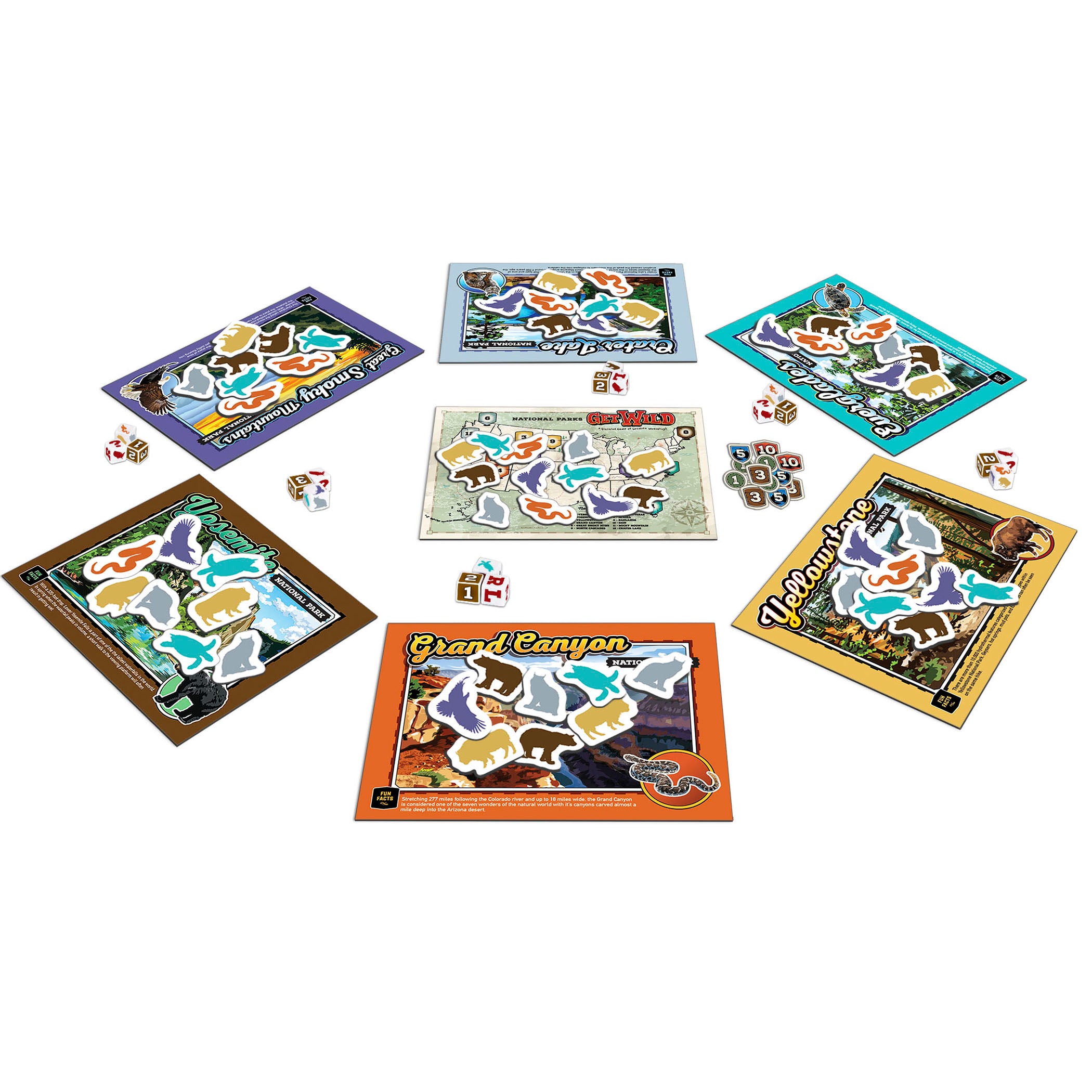 USAopoly National Parks Get Wild Family Dice Game - Image 4