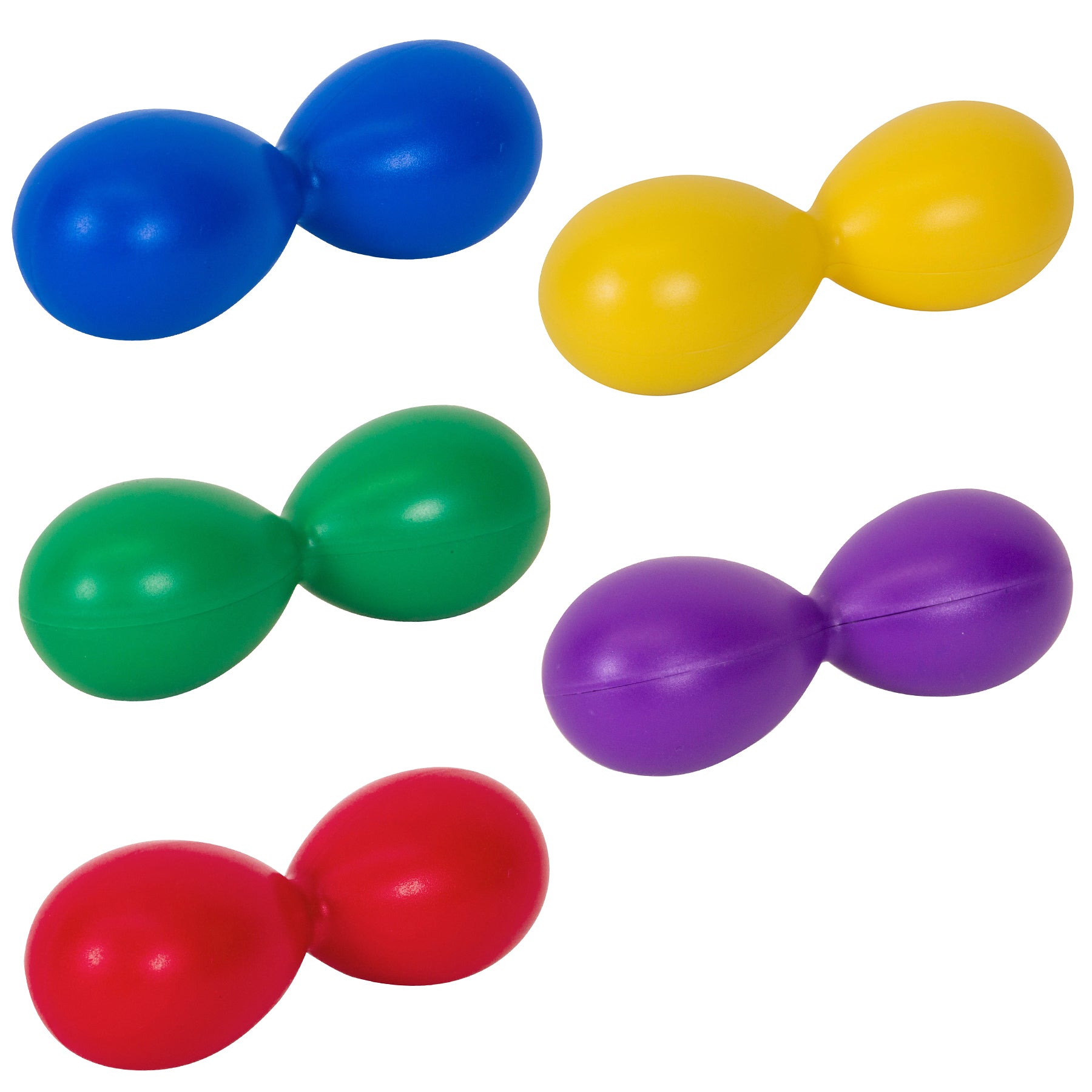 Alternative view of Westco Educational Double Egg Shakers, Vibrant 5-Pack