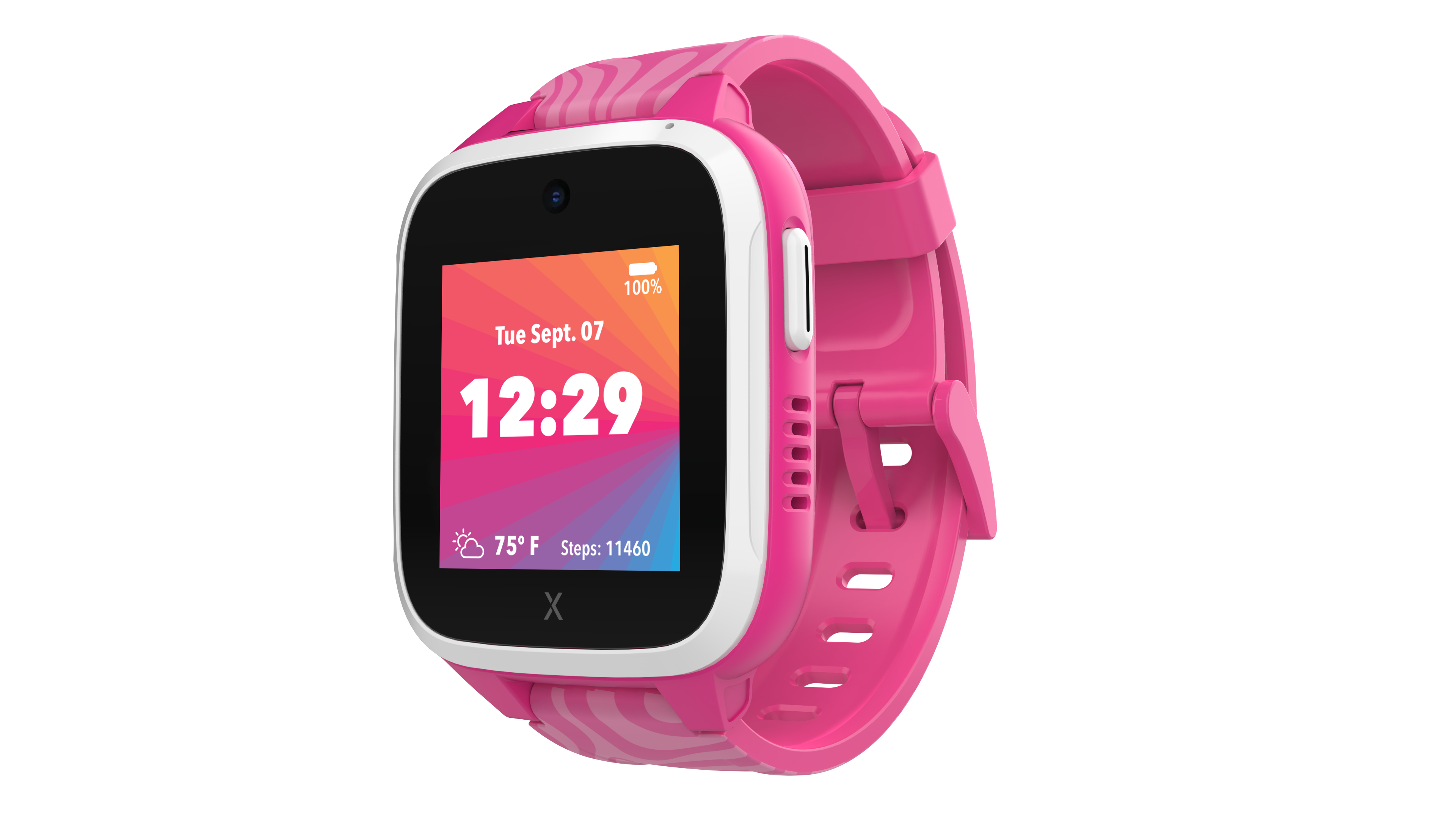 Xplora Xgo3 Jungle Edition Kids' Smart Watch - Pink Zebra Strap - Image 6