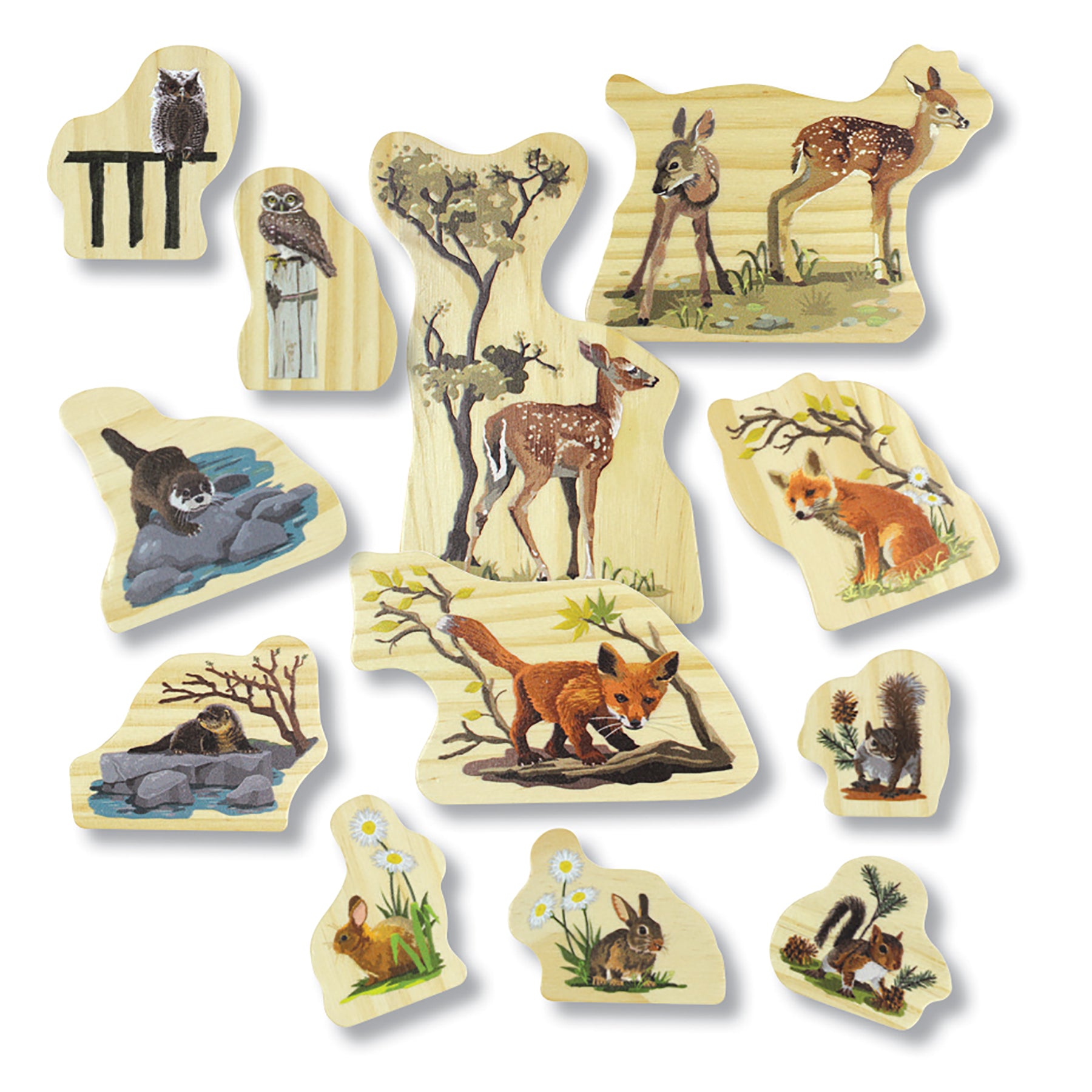 Yellow Door Woodland Animal Families ?C Enchanting Wooden Playset - Image 3