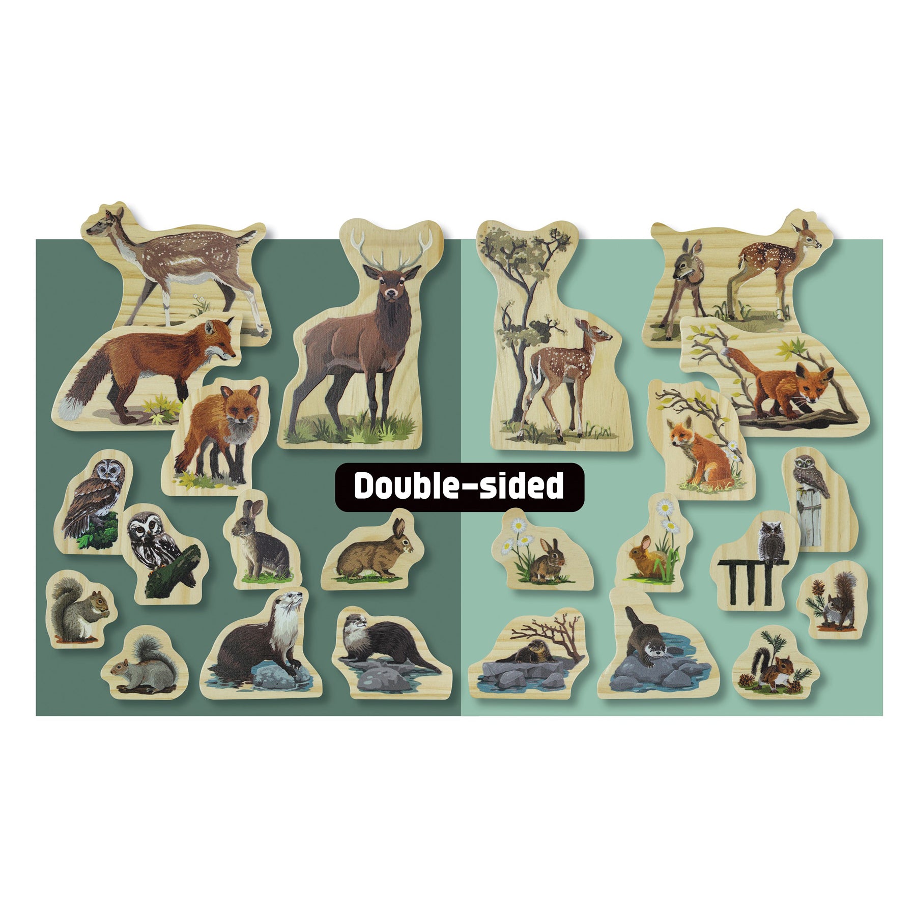 Yellow Door Woodland Animal Families ?C Enchanting Wooden Playset - Image 4