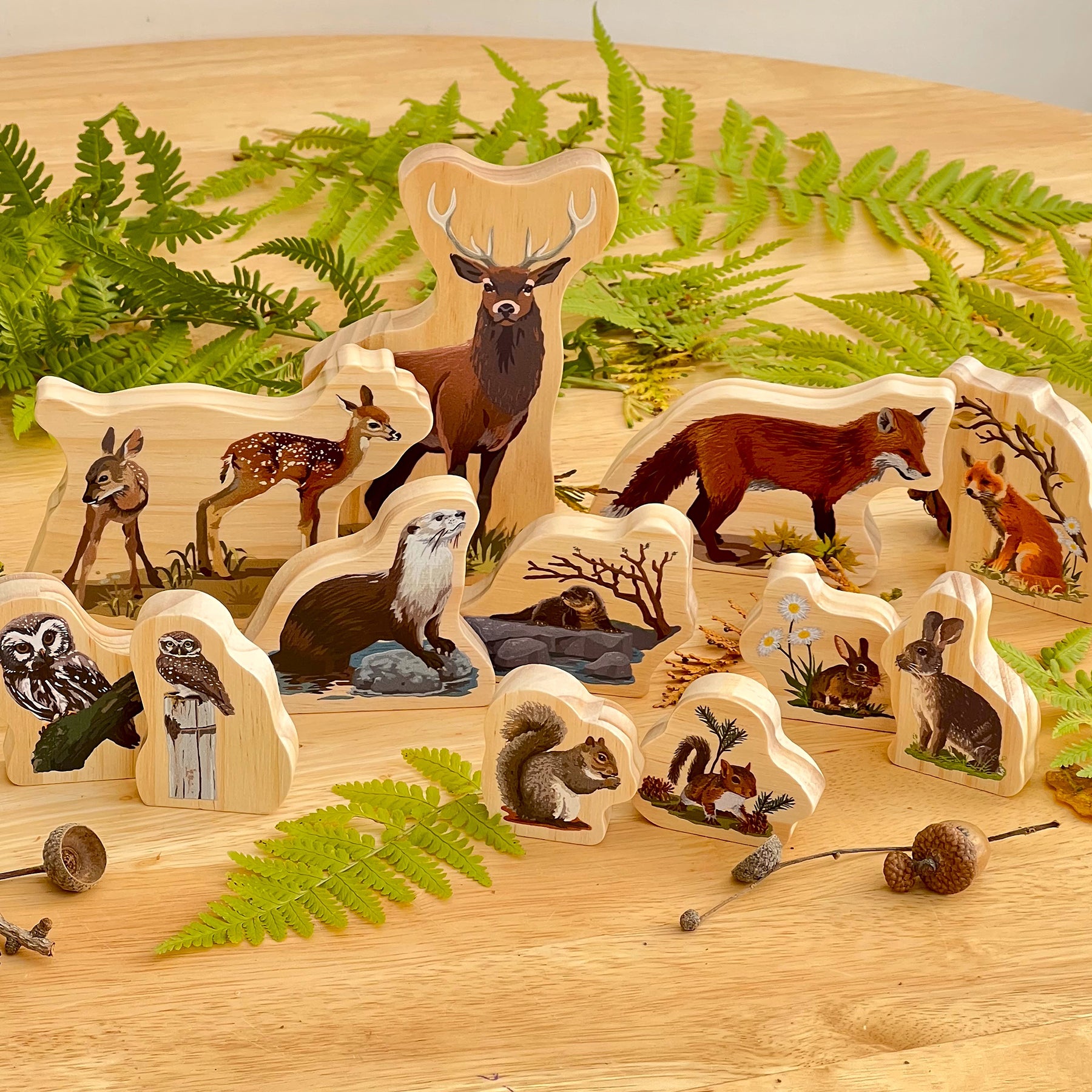 Yellow Door Woodland Animal Families ?C Enchanting Wooden Playset - Image 6