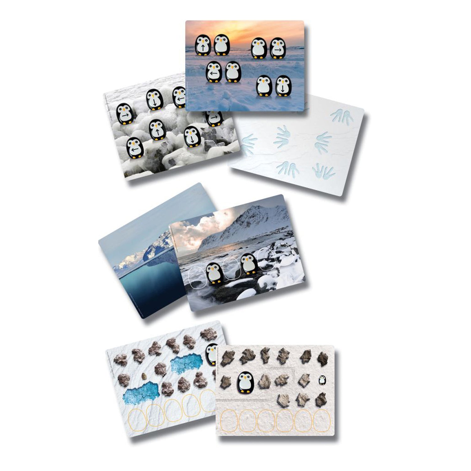 Alternative view of Yellow Door Pre-Coding Penguin Activity Cards - Set Of 16 - Educational Toy