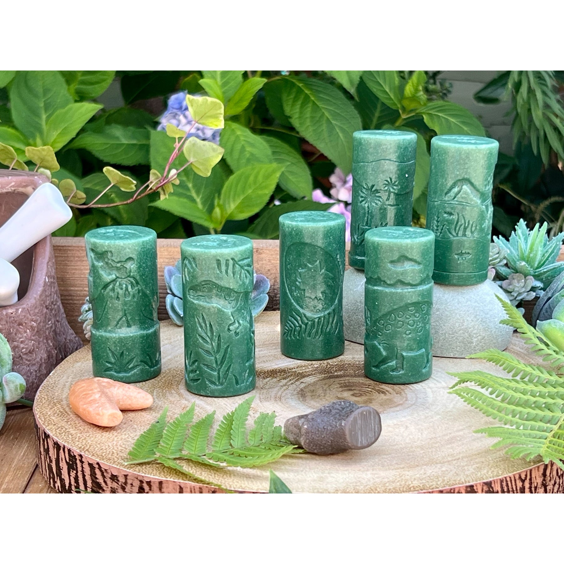 Alternative view of Yellow Door Let's Roll Dinosaurs Play Roller Set