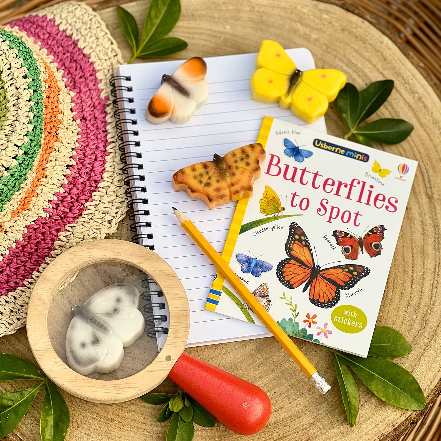 Yellow Door Sensory Play Stone Butterflies - Set Of 8 - Image 5