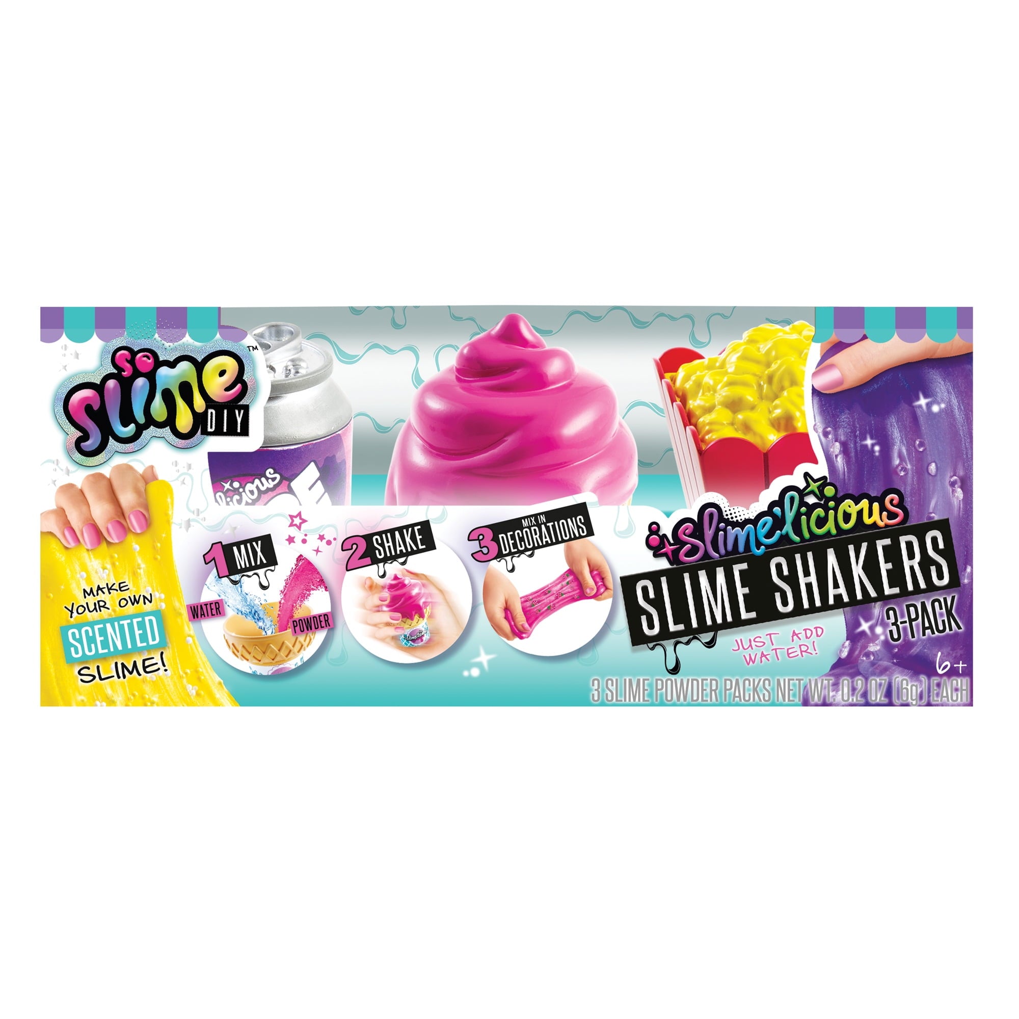 So Slime DIY Slimelicious Treats Collection 3-Pack - Scented Slime Kit