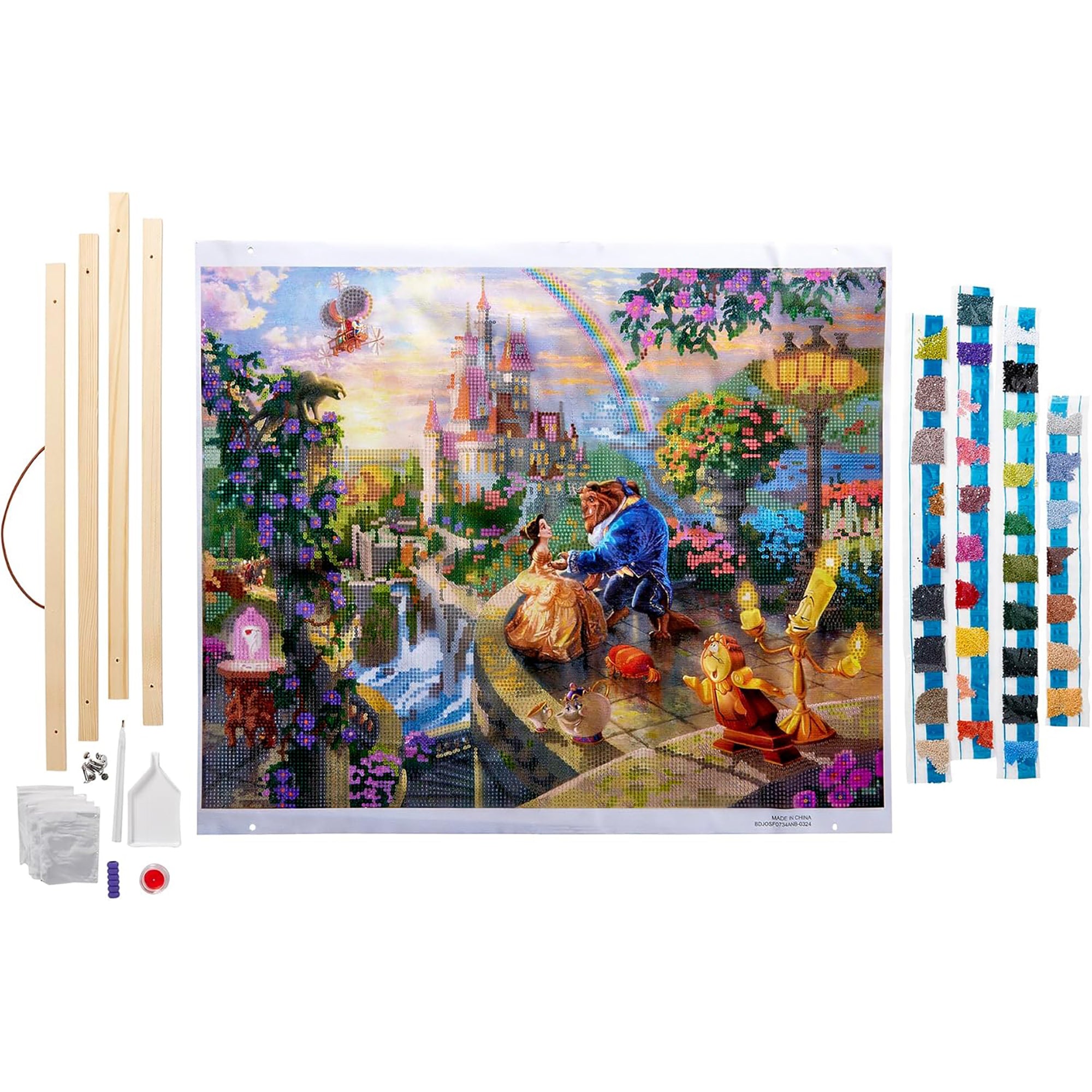 RoseArt Disney Dreams: Beauty and the Beast Diamond Art Kit