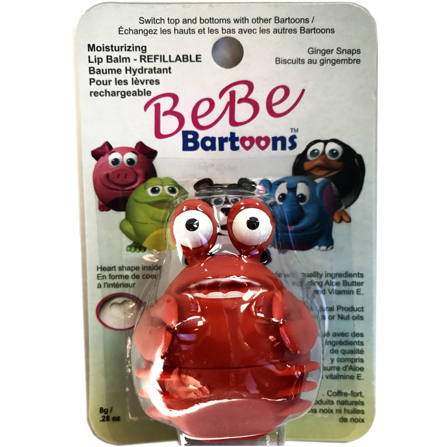 Alternative view of Bebe Bartoons Lobster & Ginger Snaps Lip Balm