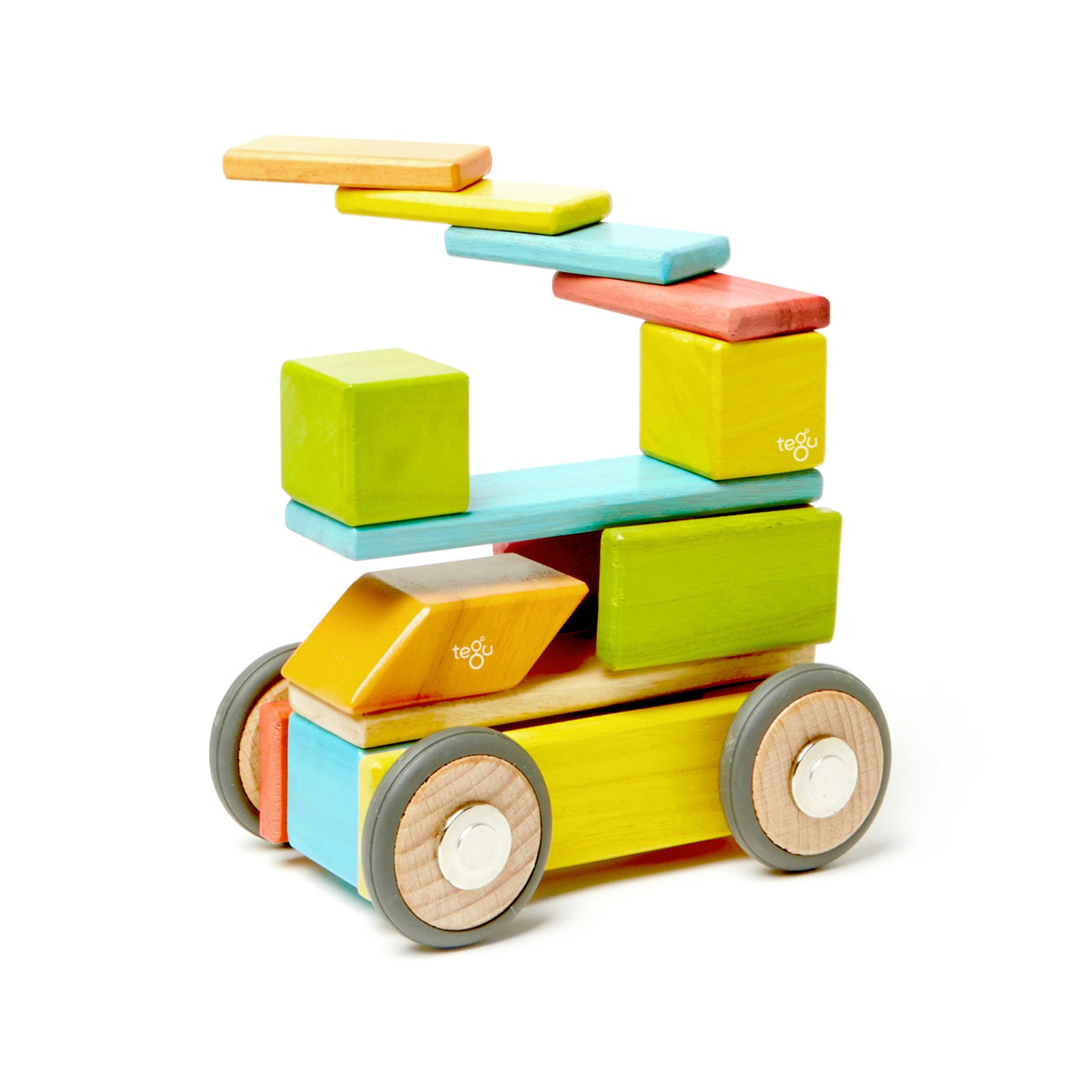 Alternative view of Tegu Classroom Magnetic Wooden Block Set, 130-Piece Educational Kit